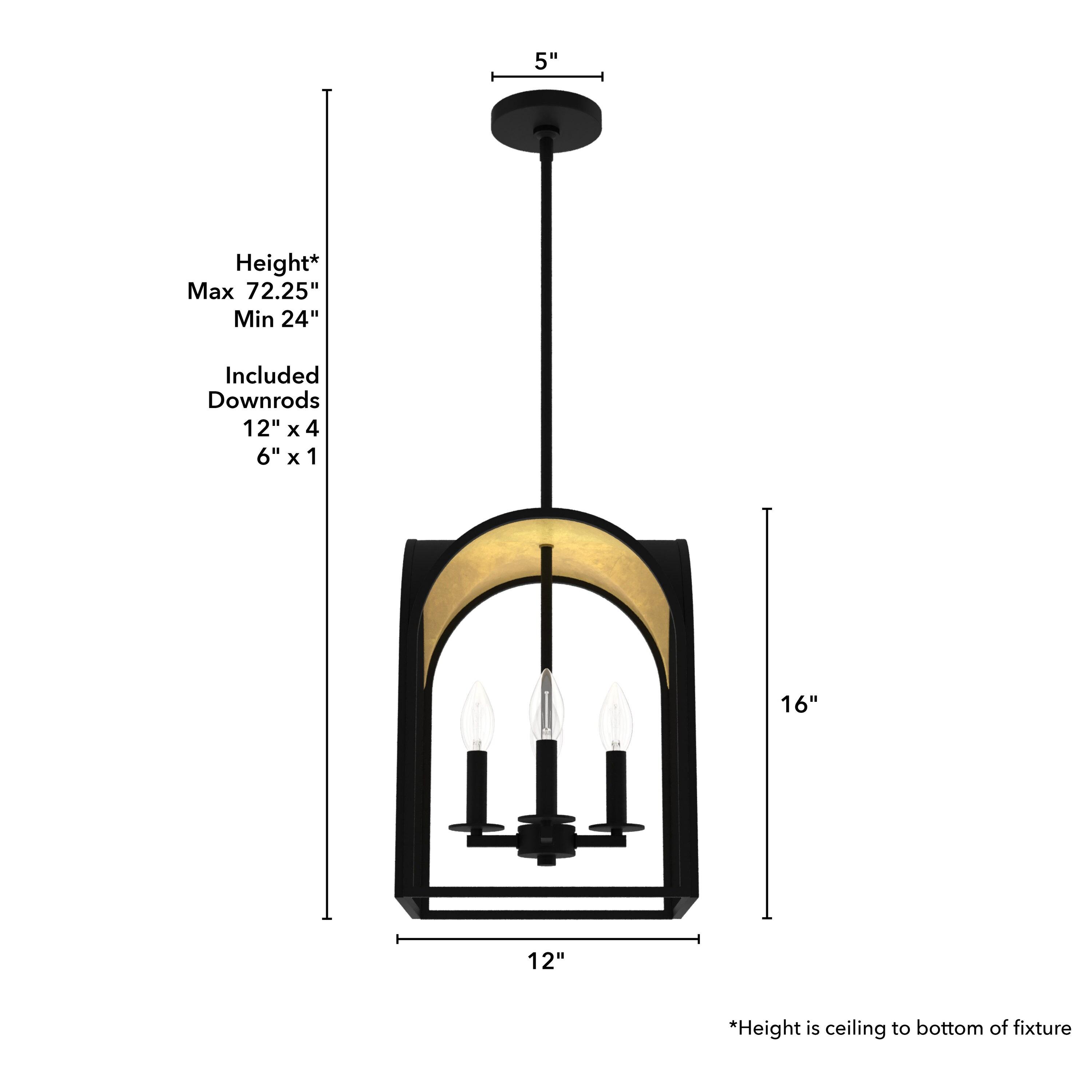 Dukestown 4 - Light Lantern Geometric Chandelier