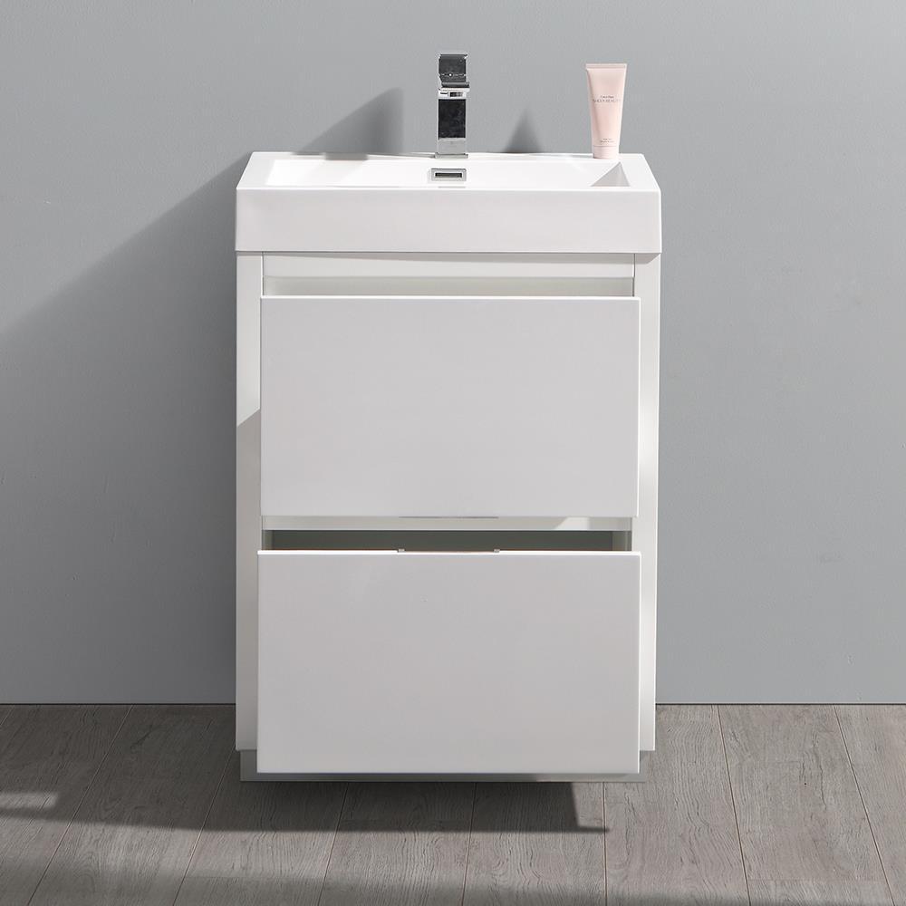 Valencia 24" Freestanding Single Sink Bathroom Vanity with Top and Sink (Faucet Not Included)