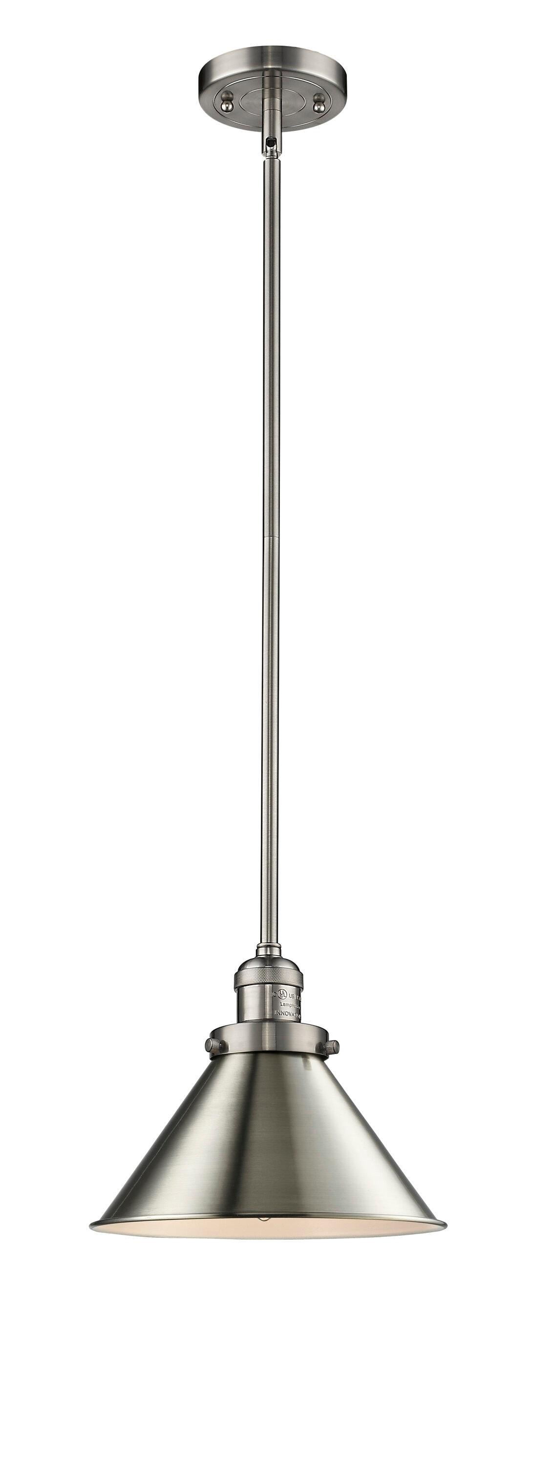 Innovations Lighting 201C Braircliff Briarcliff 1 Light 10" Wide Pendant - Brass