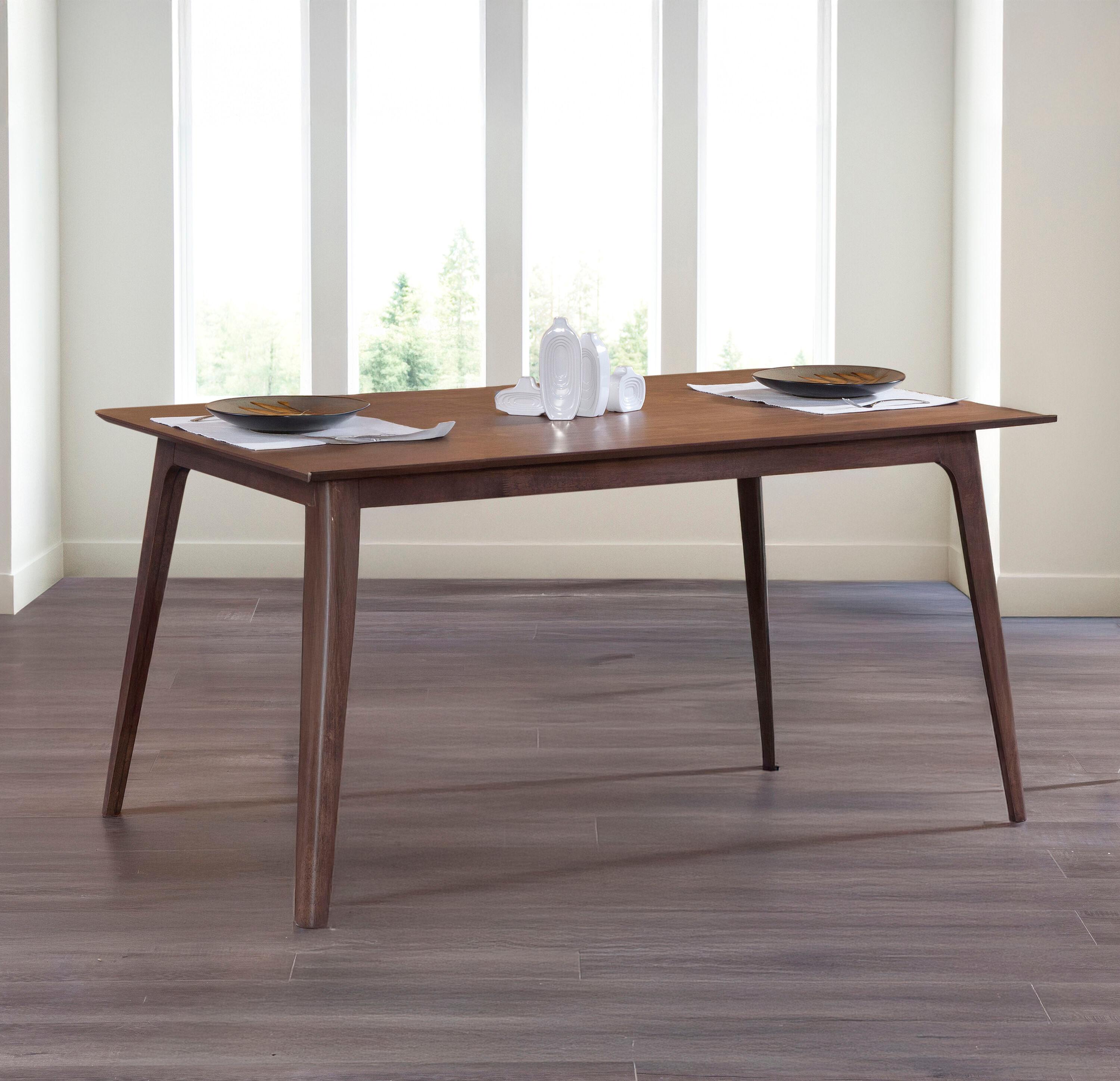 New Classic Furniture,Furniture Oscar 59 Solid Wood Retangular Dining Table In Walnut