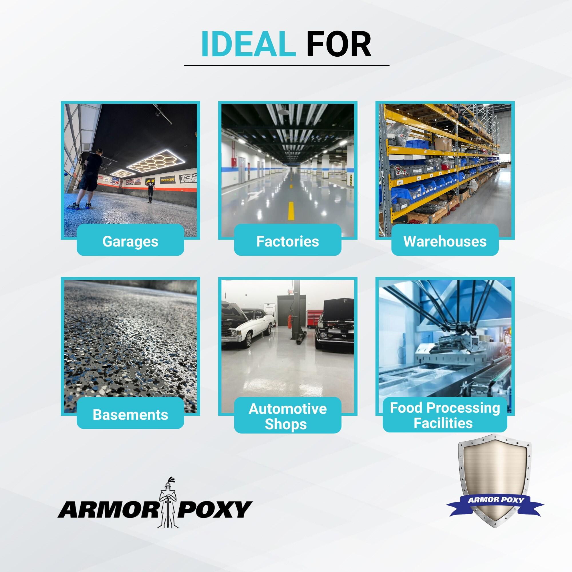 ArmorPoxy 100% Solids, Ultra Thick Epoxy With Metal Mixer, 1.5 Gallons
