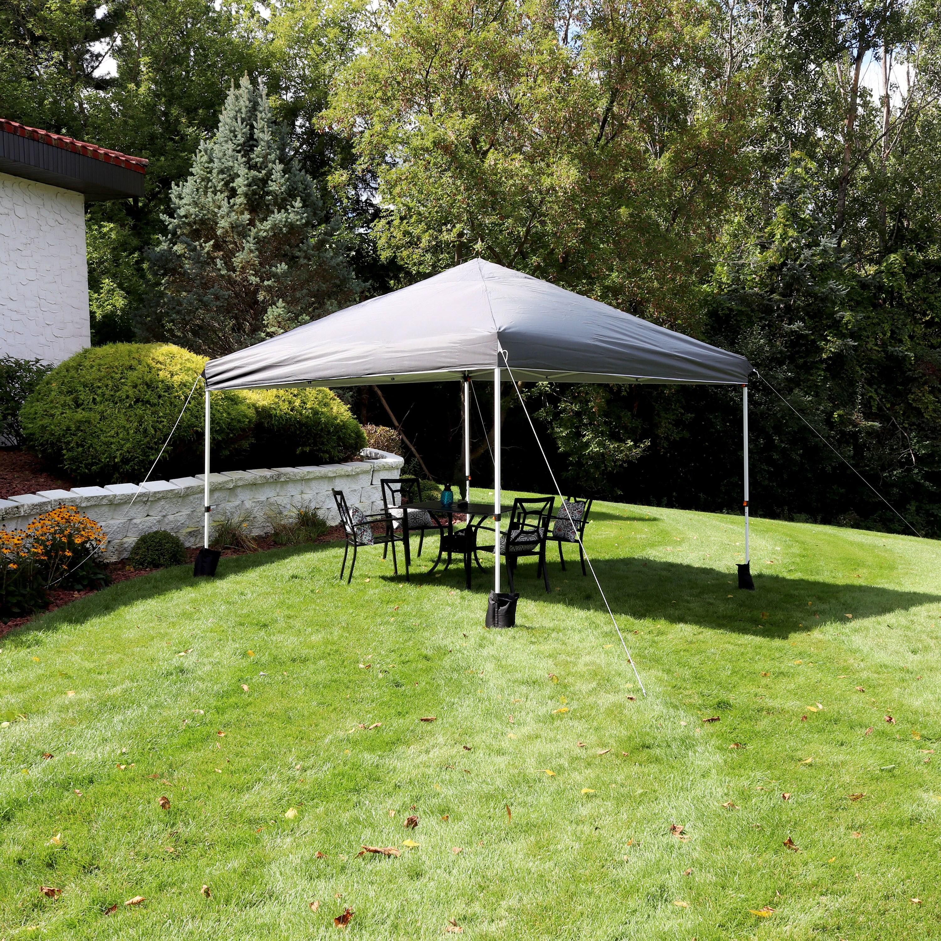 12 Ft. W x 12 Ft. D Metal Pop-Up Canopy