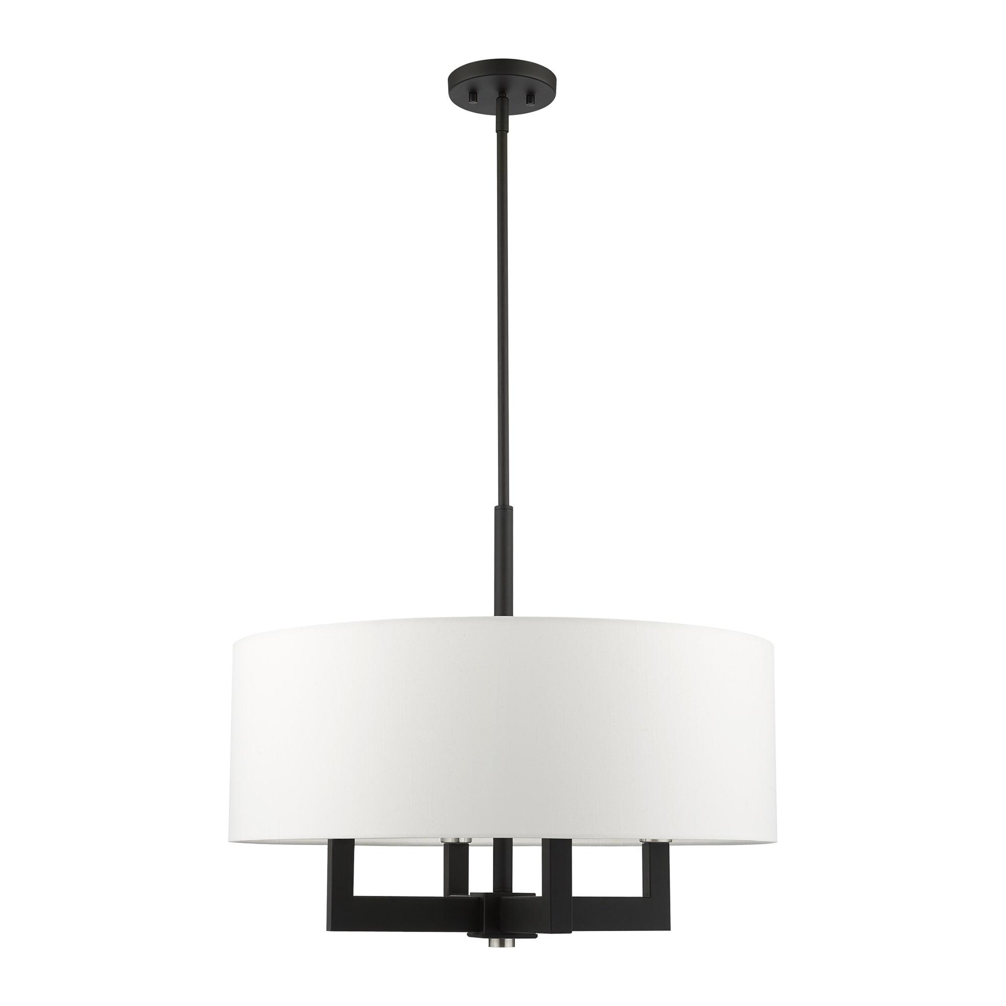 Livex Lighting Cresthaven 4 - Light Chandelier in  Black