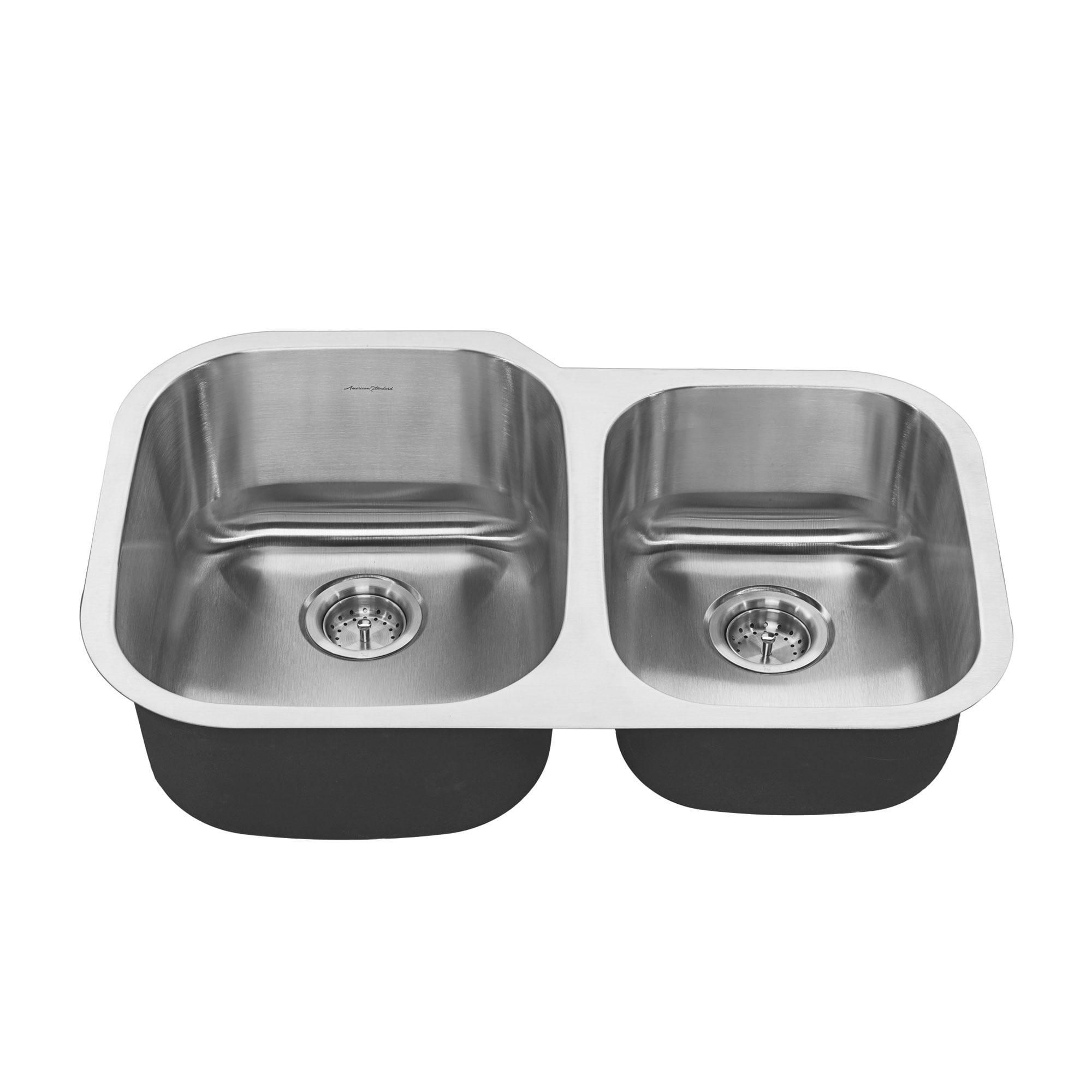 American Standard 18Cr.9322100S Portsmouth 31-1/2" Double Basin Stainless Steel Kitchen