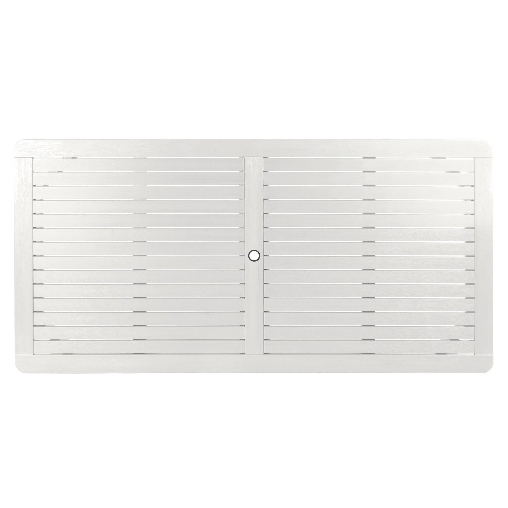 Highwood 7-pc Hamilton Dining Set - 42" x 84" Rectangle Table, Dining Height, Outdoor, Eco-friendly, Synthetic Wood