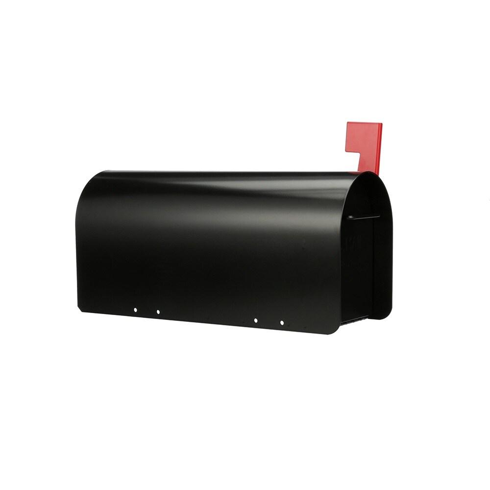 Architectural Mailboxes Ironside Post Mount Mailbox Black