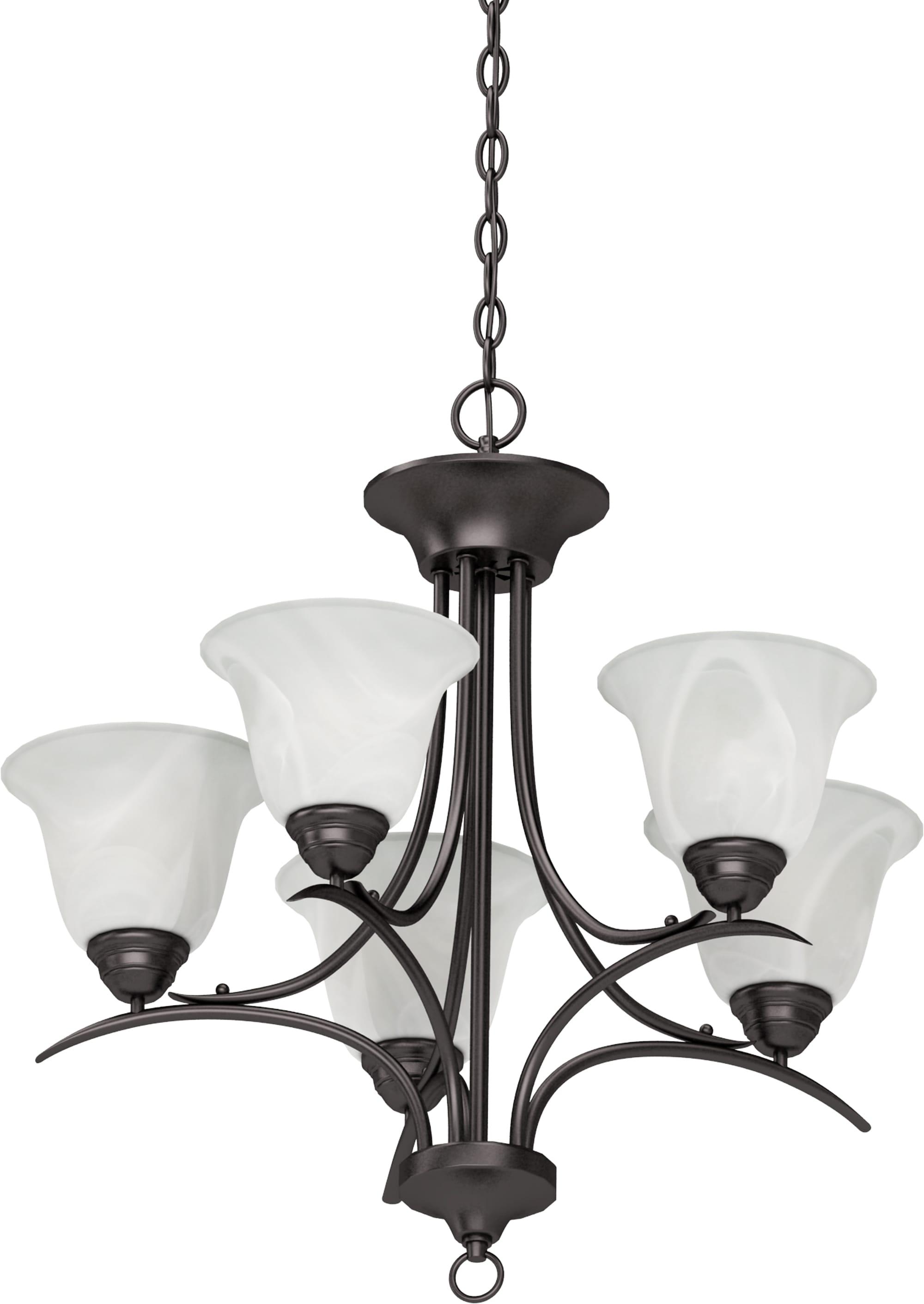 V5475-79 Trinidad 5-Light Chandelier, Antique , 23.75" x 23.75" x 24.5"