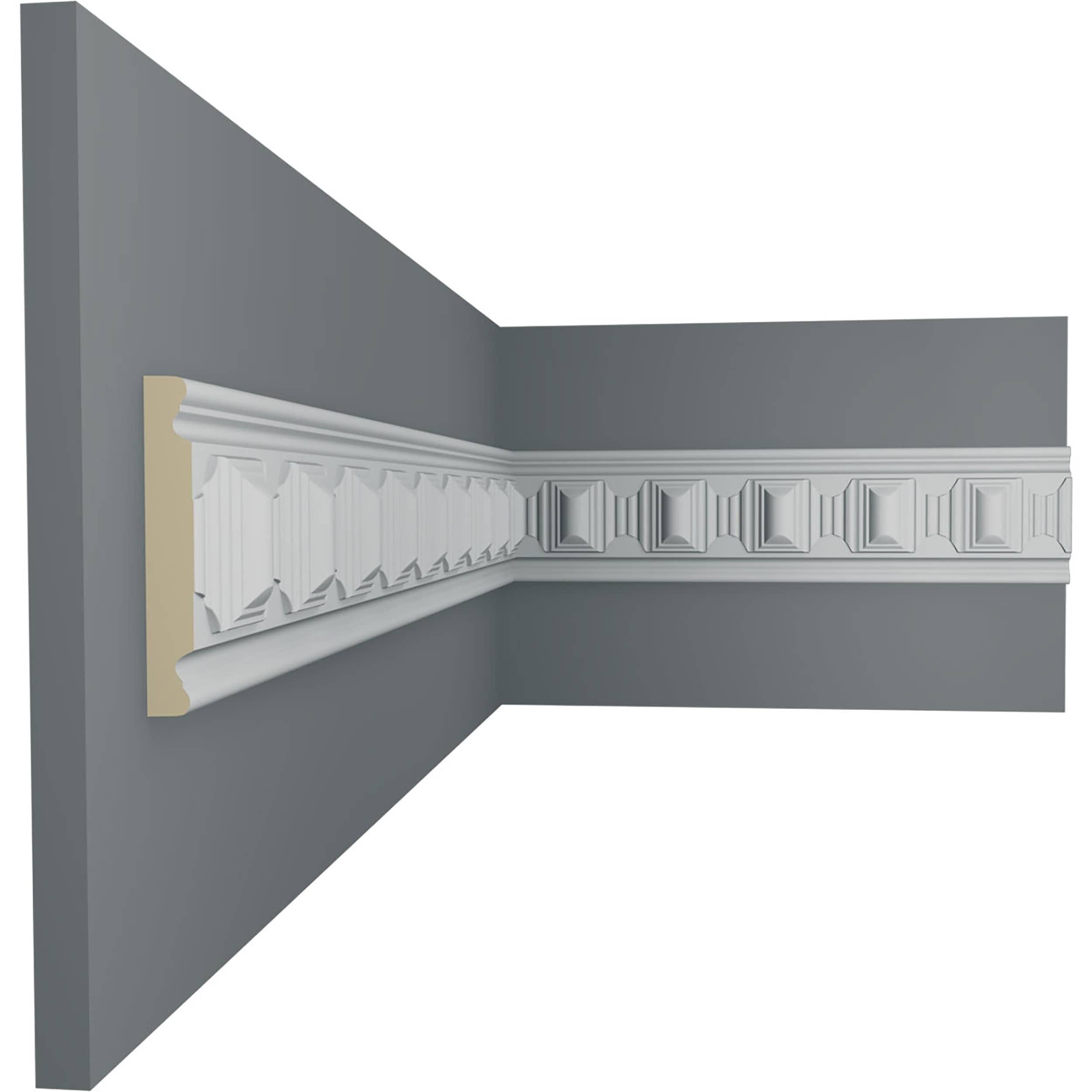 2 3/8"H x 5/8"P, 94 1/2"L, (1 7/8" Repeat), Carrillo Chair Rail (Set of 8)