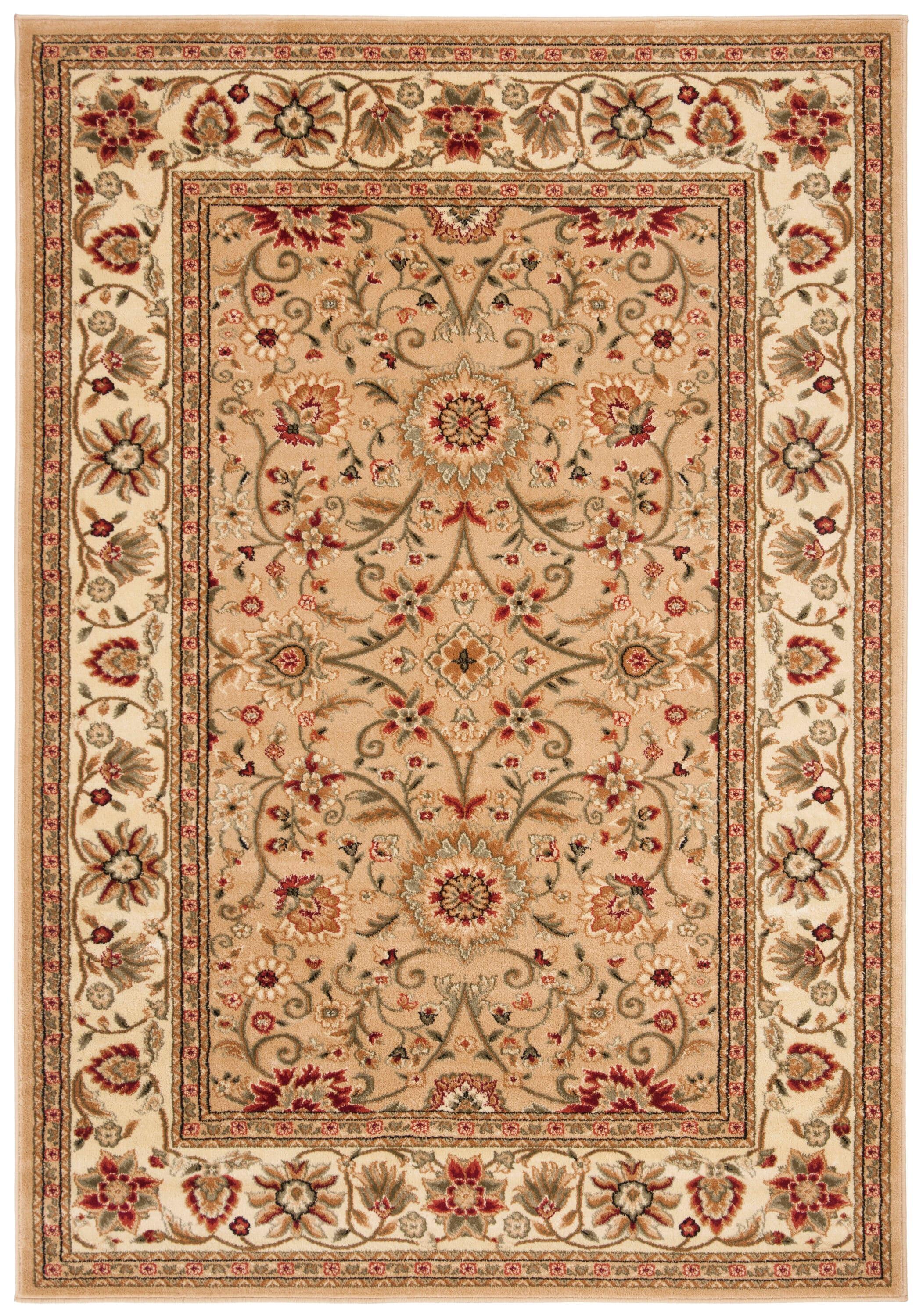 Lyndhurst LNH212 Power Loomed Area Rug - Beige/Ivory - 6'x9' - Safavieh.