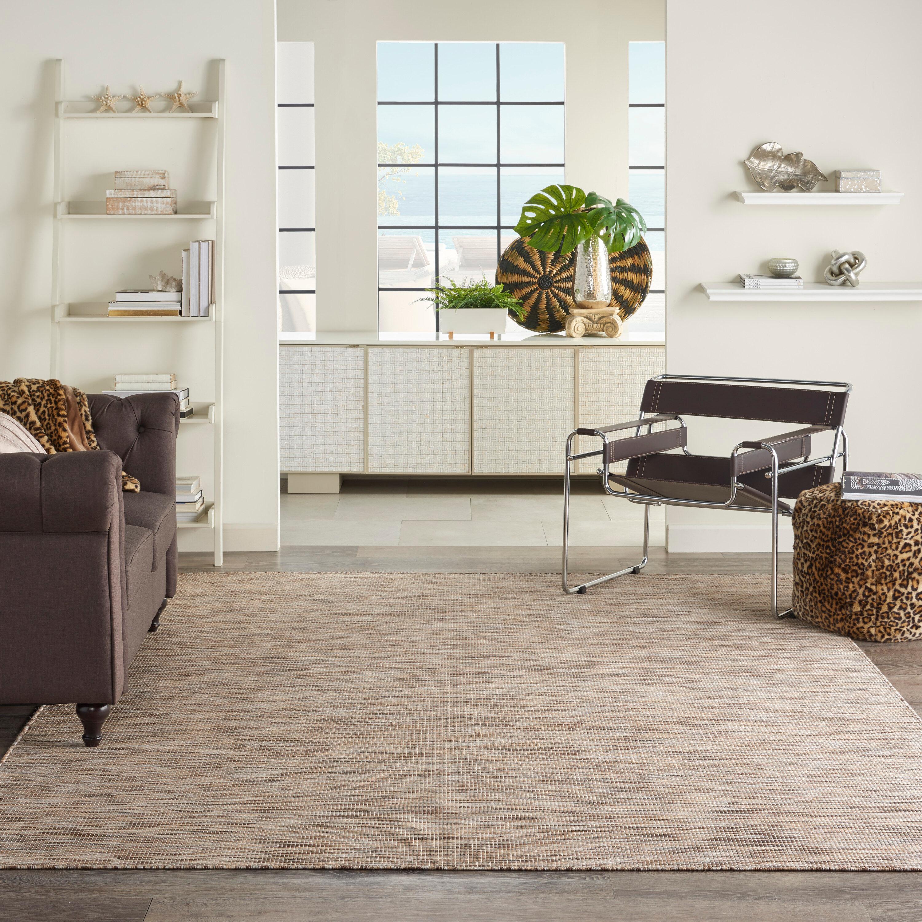 Nourison Positano POS01 Indoor/outdoor Area Rug - Beige 8' x 10'