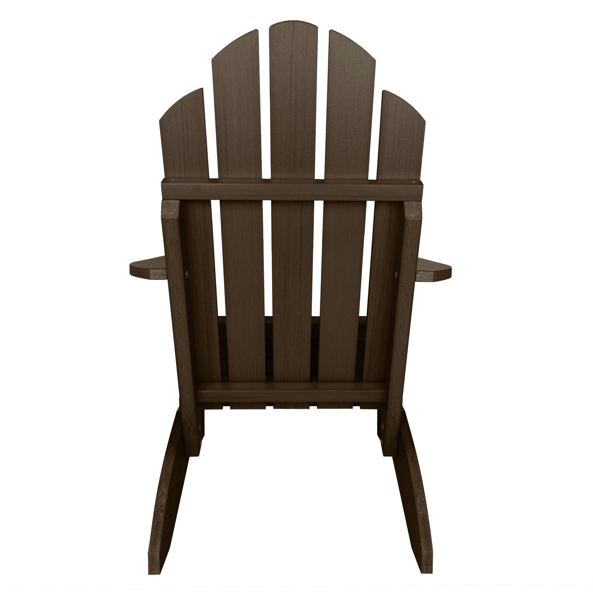 Highwood 6-pc Classic Westport Adirondack Set with 4 Classic Westport Adirondack Chairs and 2 Folding Side Tables - Outdoor, Eco-friendly, Synthetic Wood