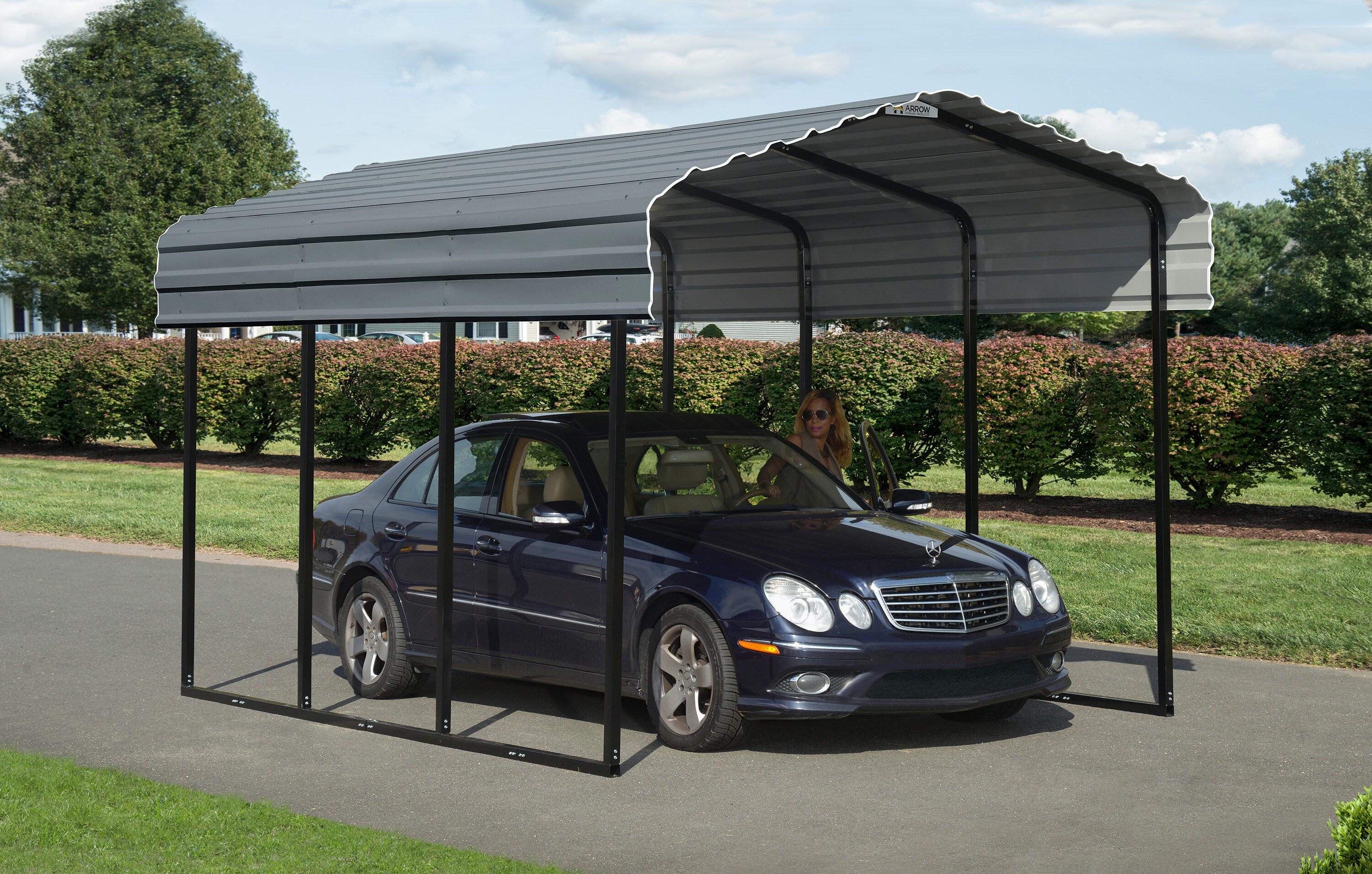Arrow Carport, 10 ft. x 15 ft. x 9 ft.