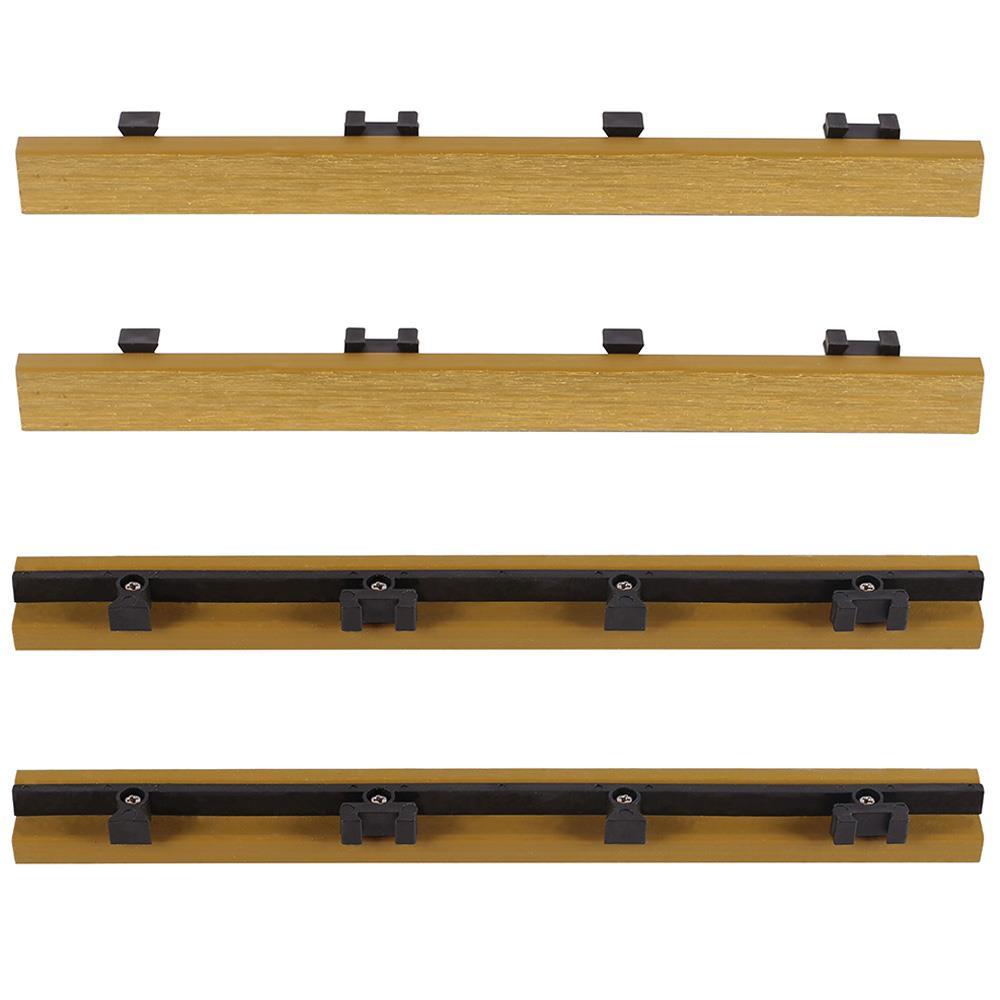 12" x 1" Composite Interlocking Deck Side Trim