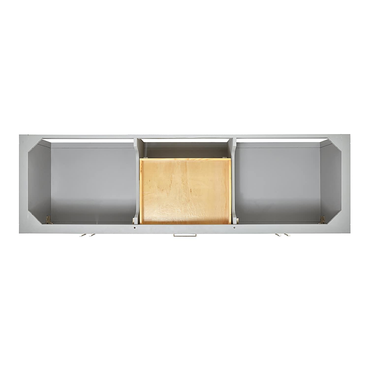 Ariel S073dwqrvo Magnolia 72" Free Standing Double Basin Vanity Set - Grey / Pure White
