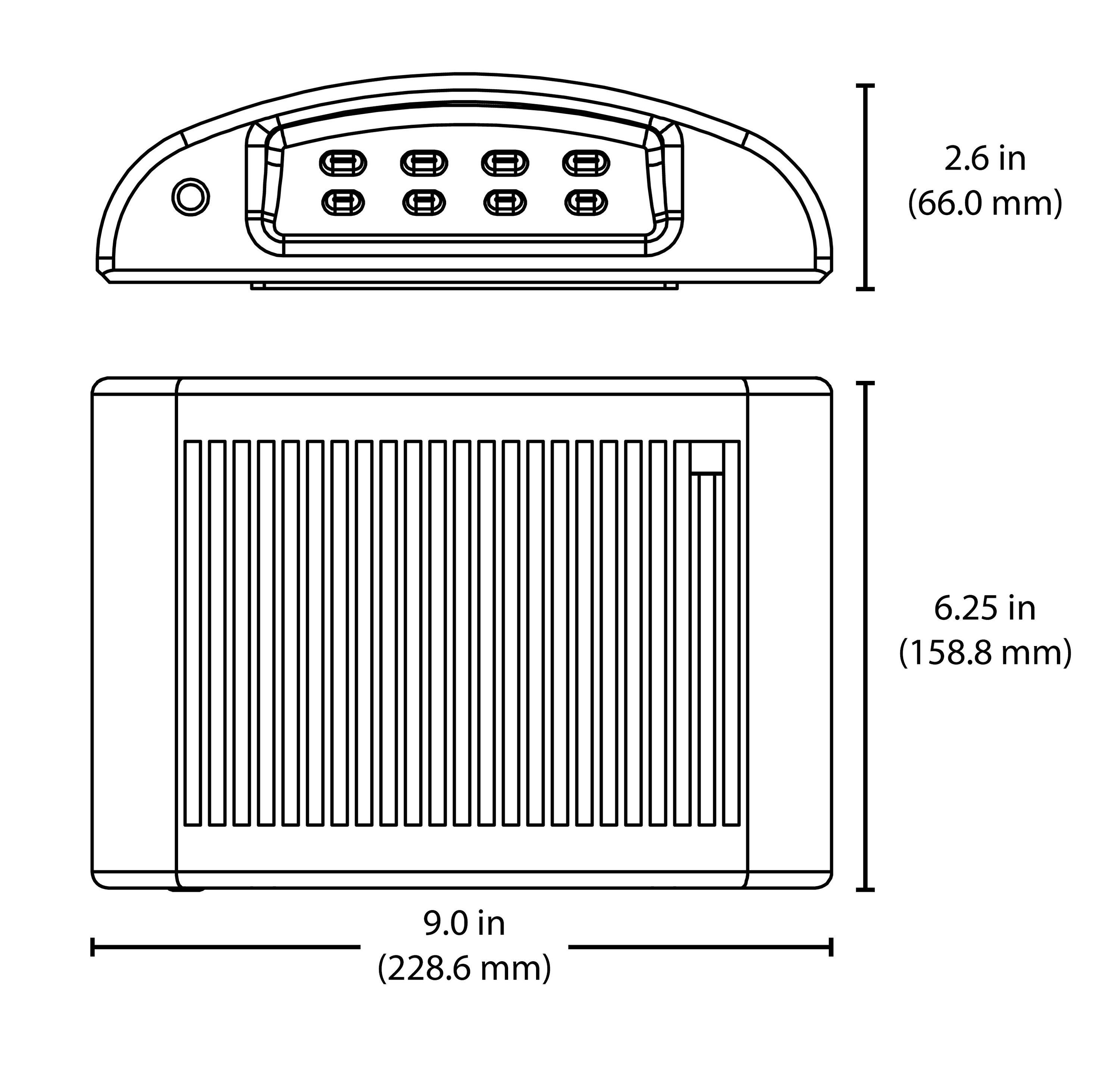 NICOR Lighting Aluminum Emergency Light