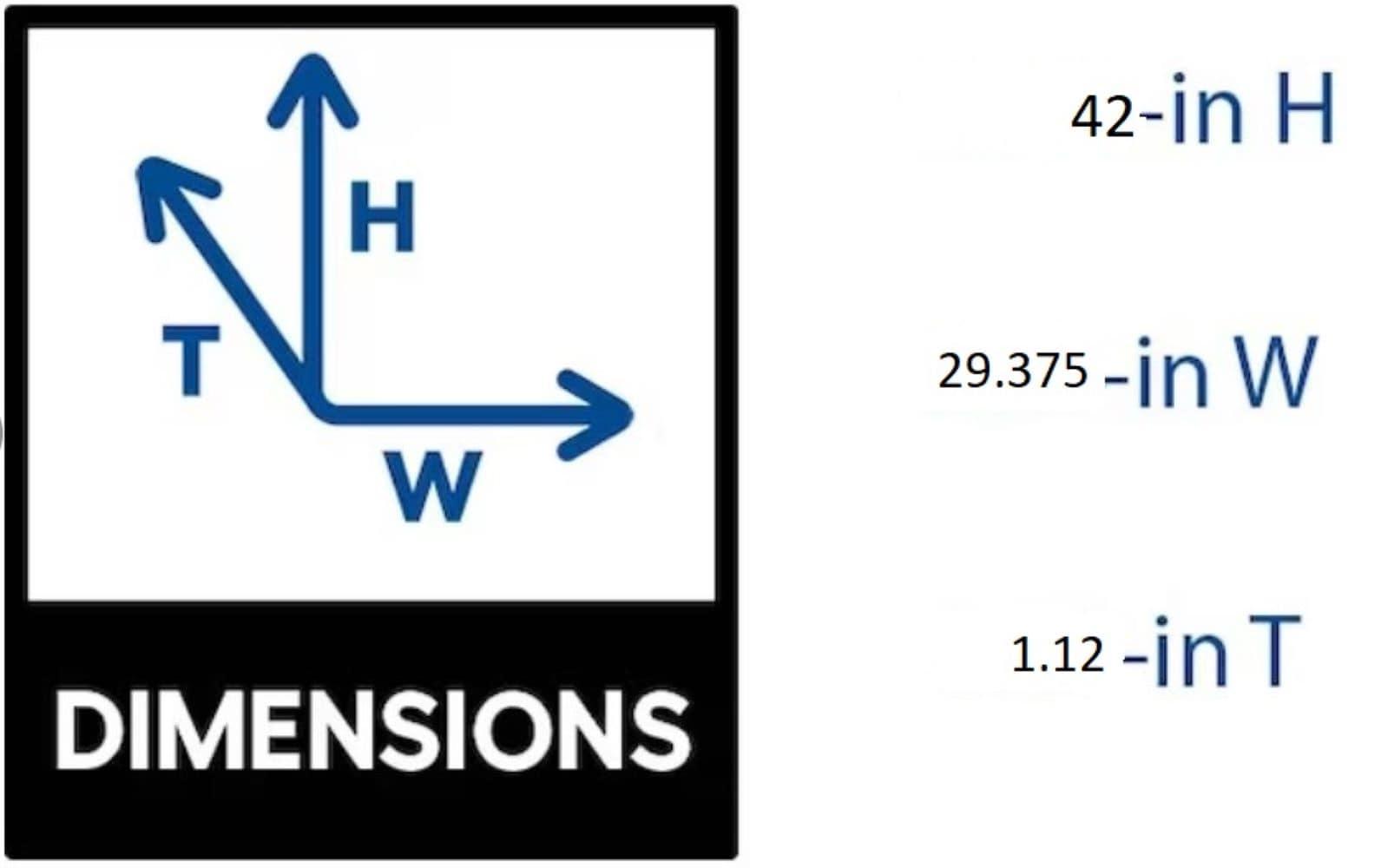 LTL Home Products 42'' Solid Wood Paneled Unfinished Café / Saloon Door