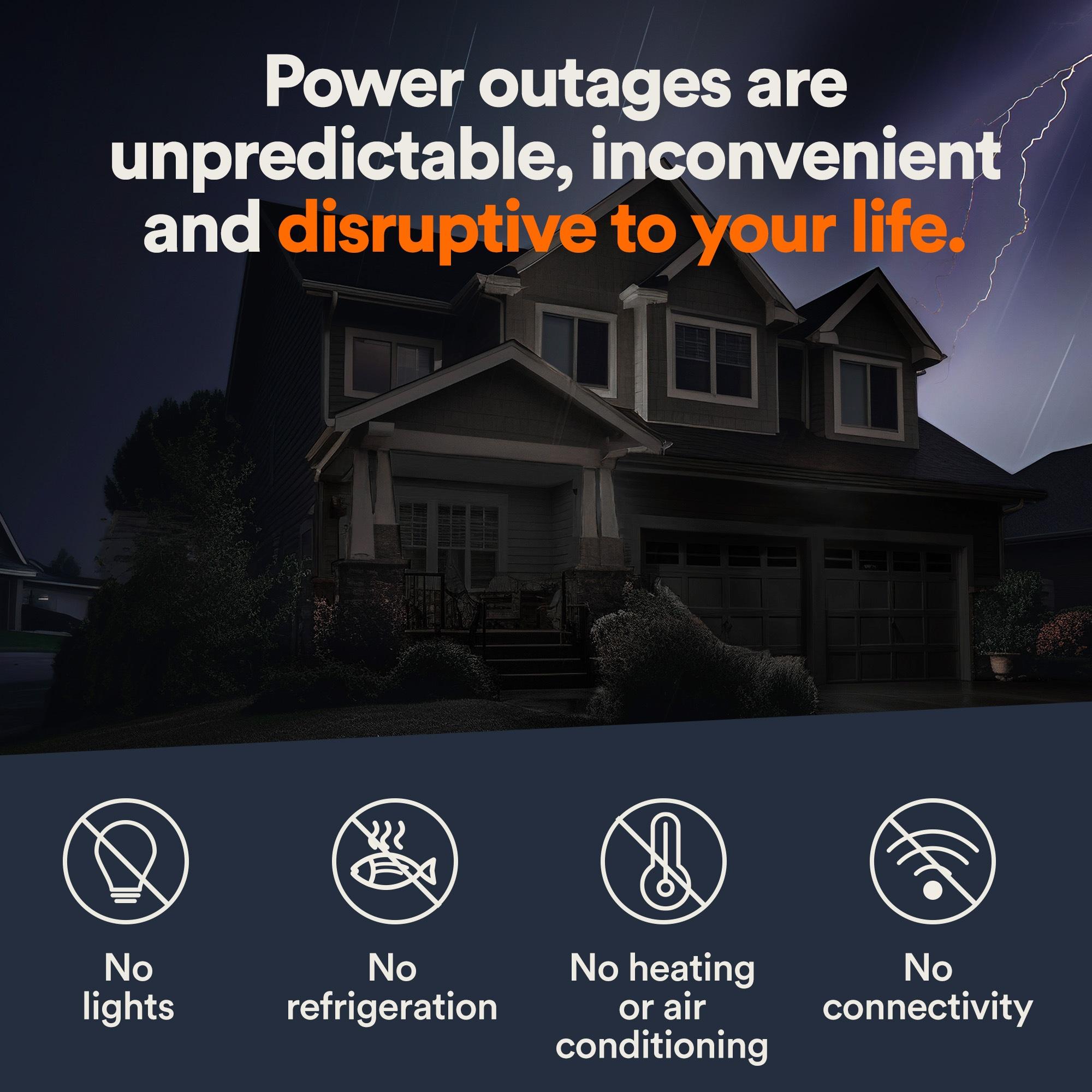 Generac 7.5kW Bisque Steel Standby Generator with Transfer Switch