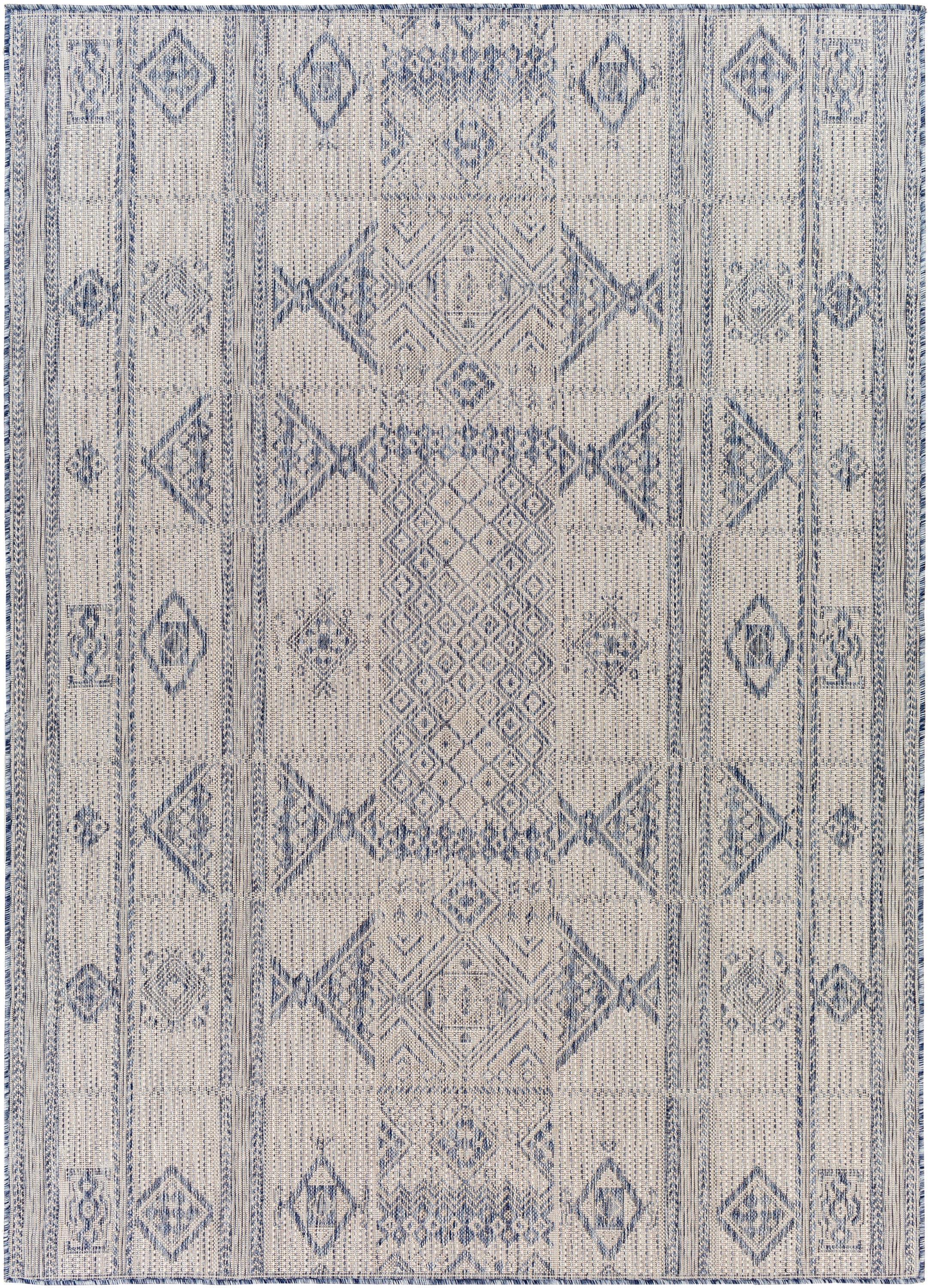 Yamina Indoor / Outdoor Rug - Blue / 5'3" x 7'