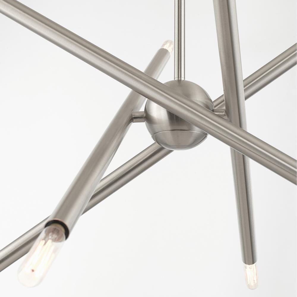 Livex Lighting Soho 8 - Light Chandelier in  Brushed Nickel