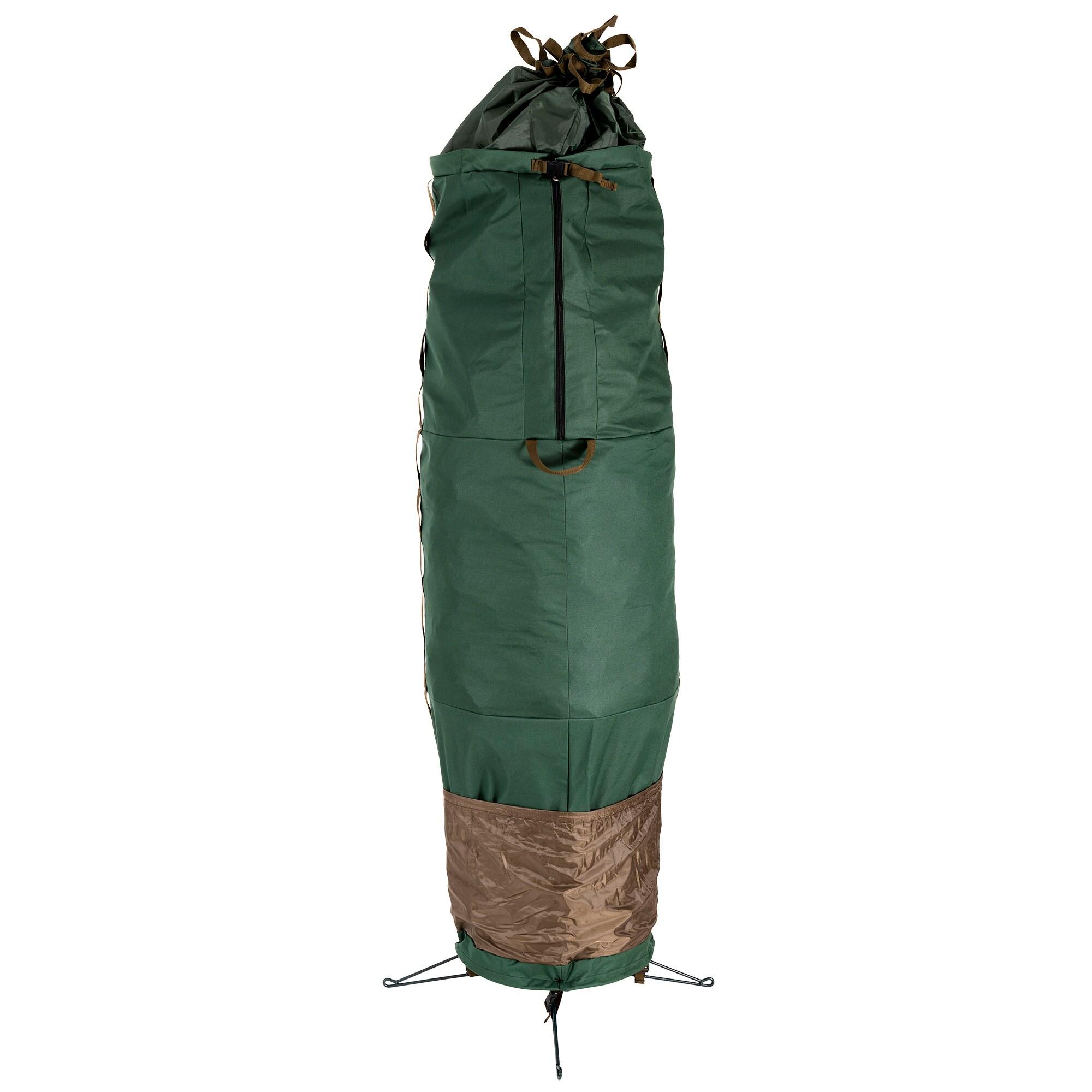 Green Upright Christmas Tree Storage Bag with Reinforced Handles