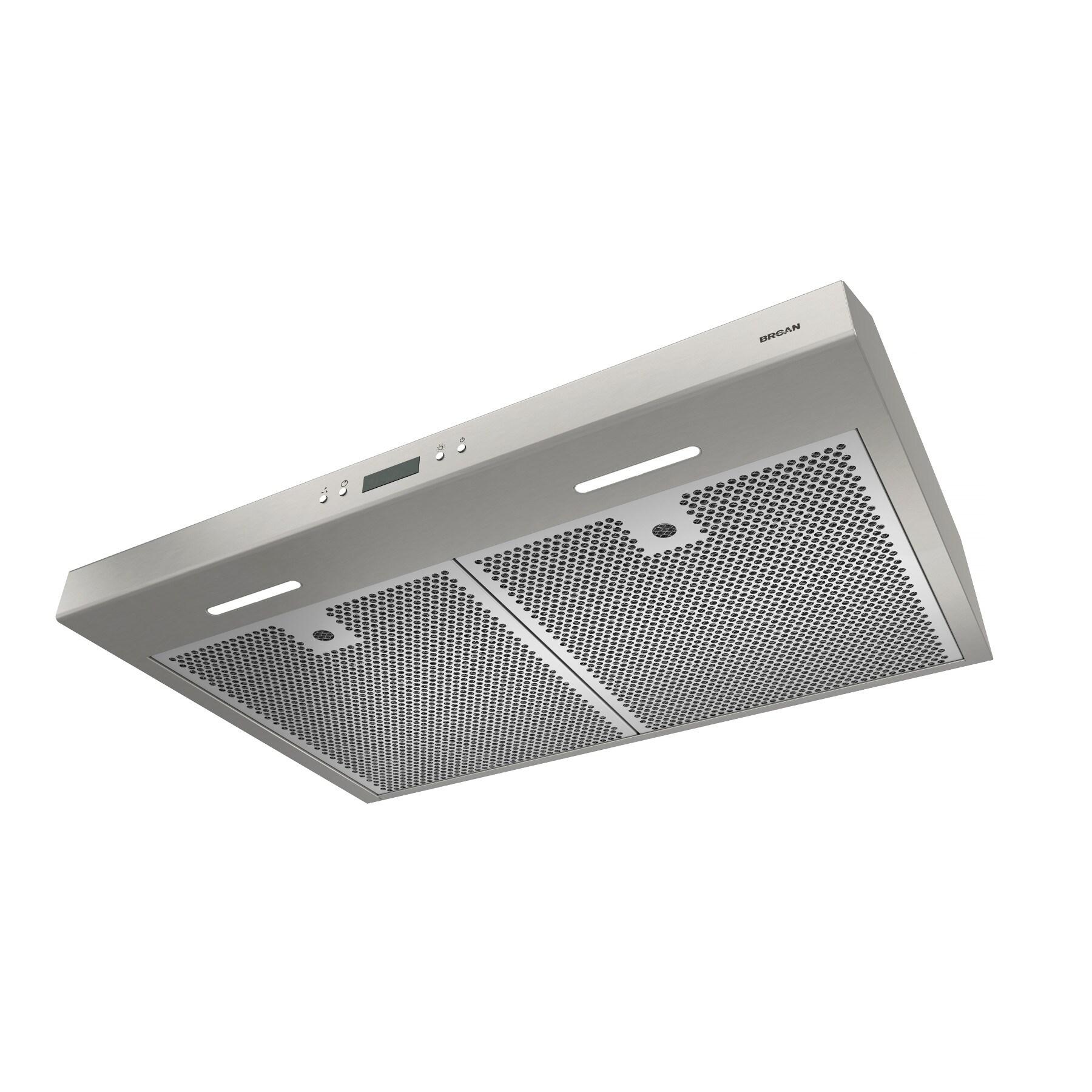 Broan NuTone 30" Steel 400 CFM Convertible Under Cabinet Range Hood with Mesh Filter