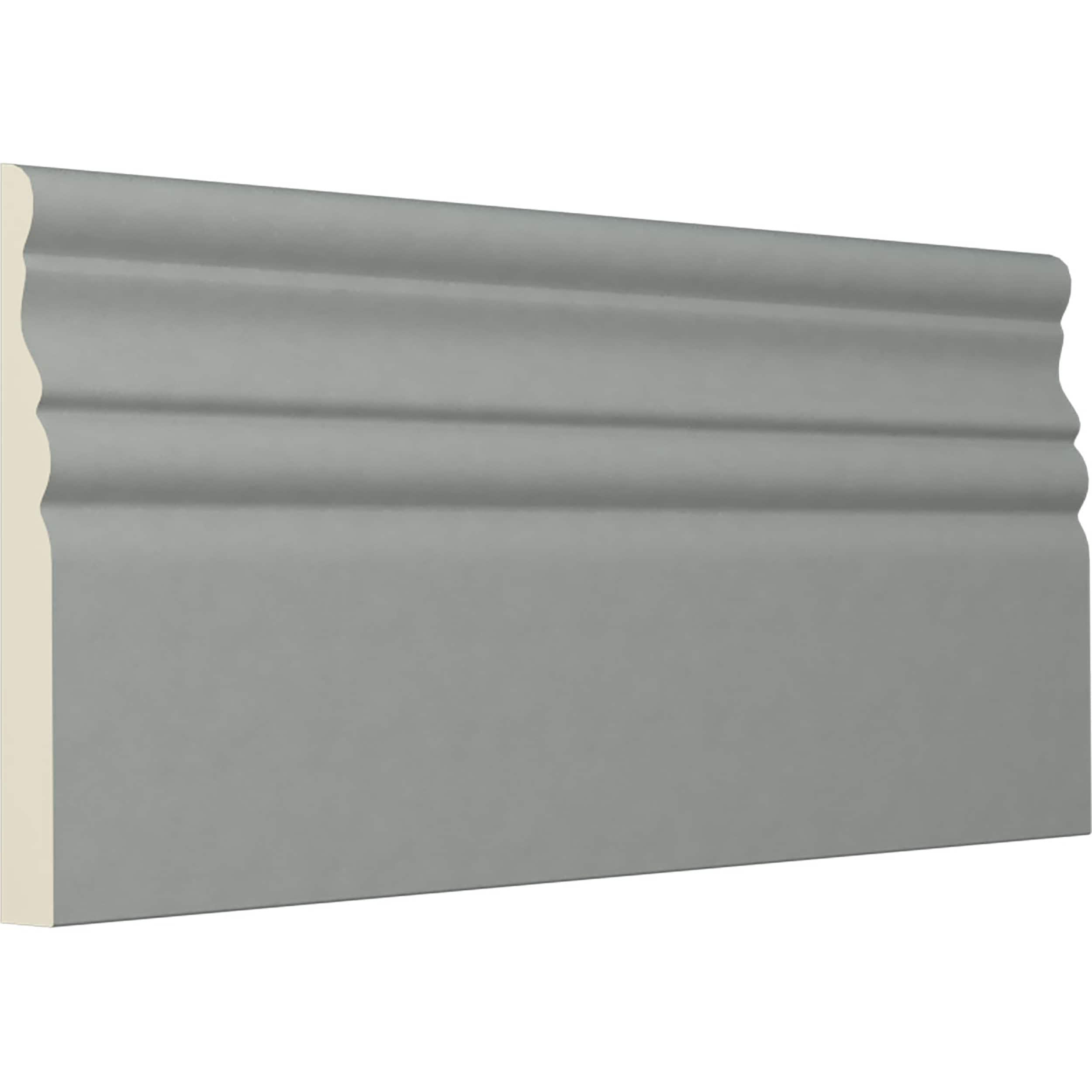 Ekena Millwork 4 1/2"H x 1/2"P x 94 1/2"L Kepler Baseboard Moulding