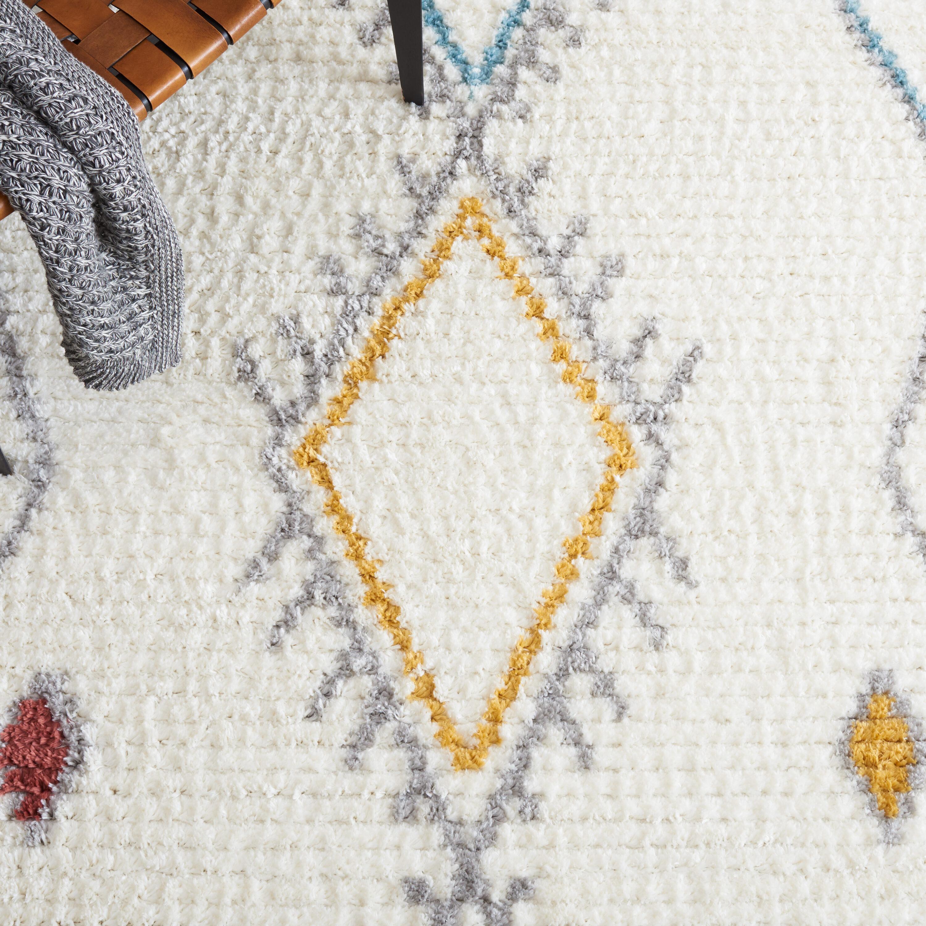 Marrakesh MRK310 Power Loomed Area Rug - Ivory/Gray - 8'x10' - Safavieh.