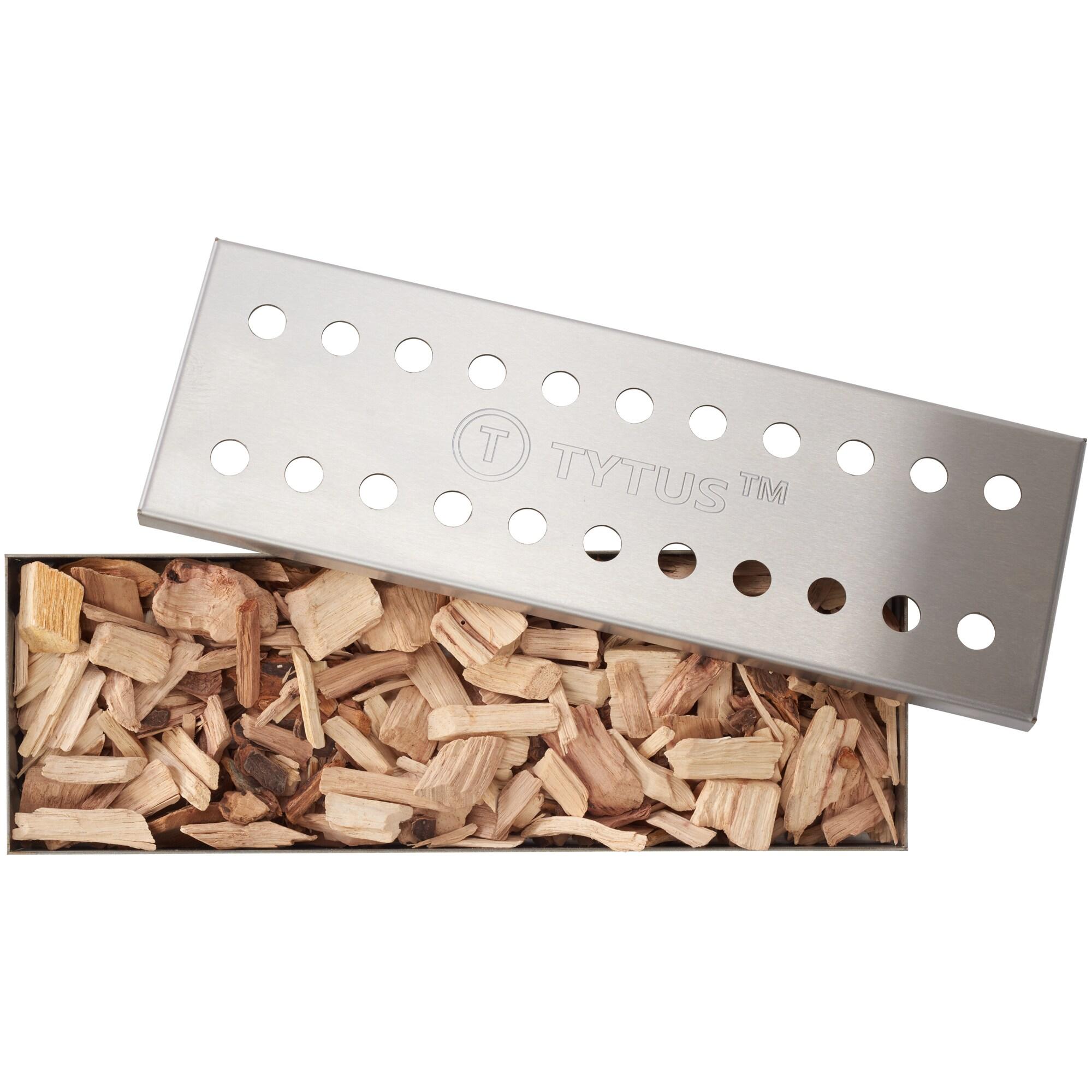 Tytus Grills Tytus Grills 4.8'' W x 12.9'' D Stainless Steel Smoker Box