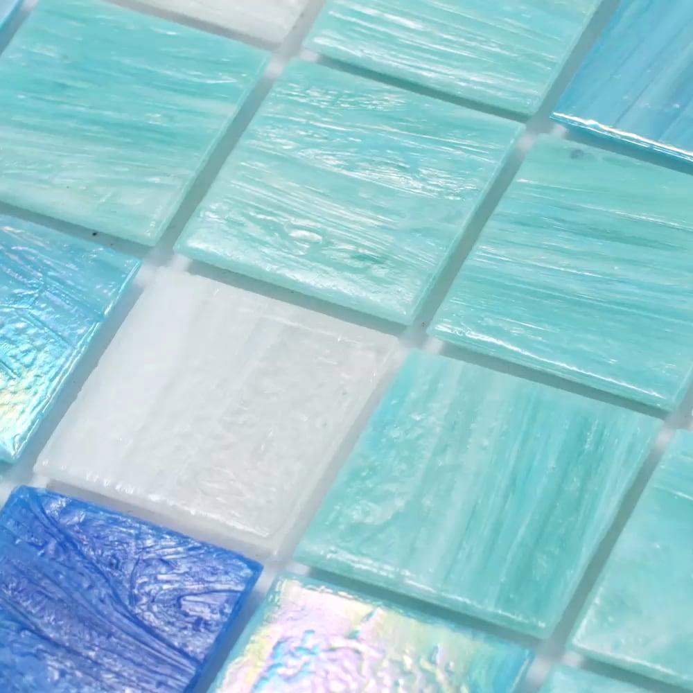 Mingles 2" x 2" Glass Grid Mosaic Wall & Floor Tile