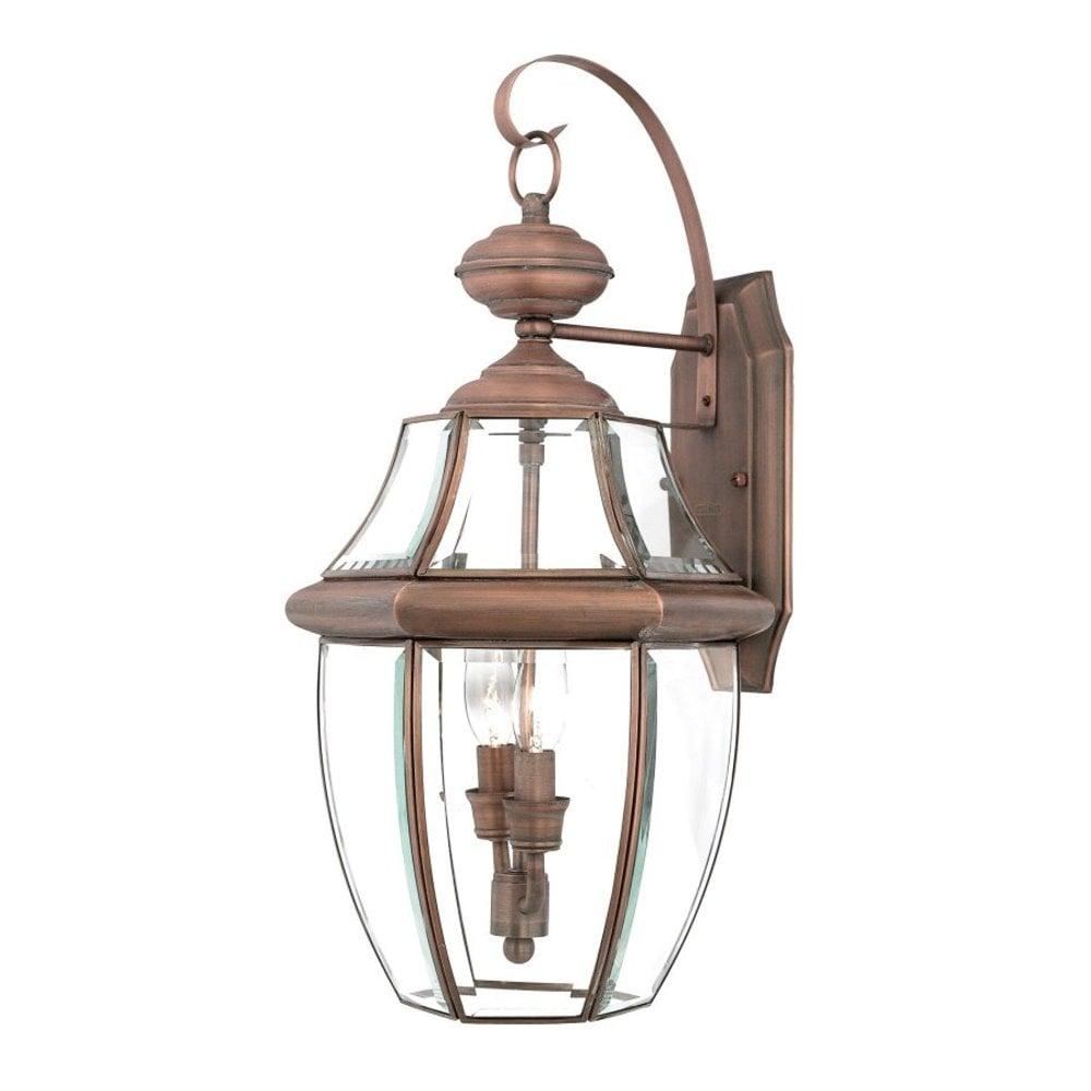 Quoizel Lighting Newbury 2 - Light Sconce in  Aged Copper