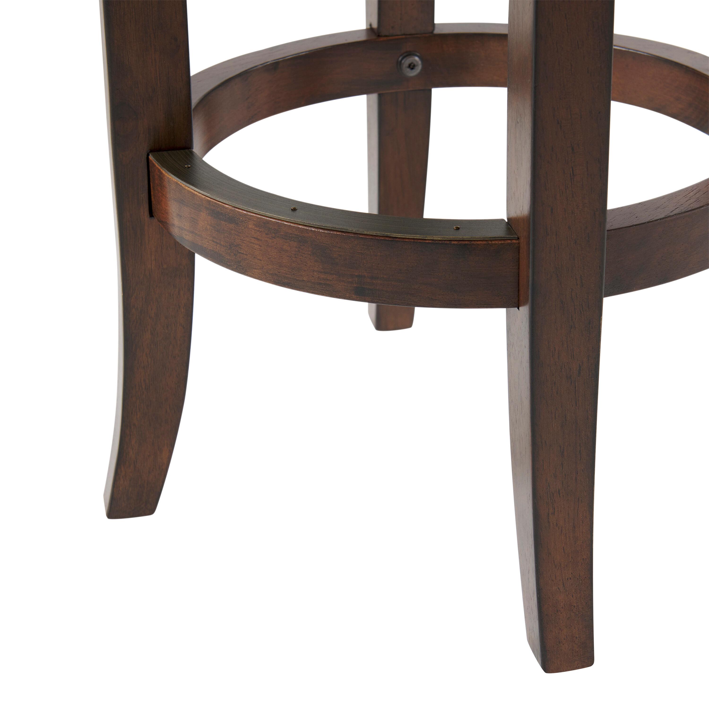 Natick Solid Rubber Wood Counter And Bar Stool