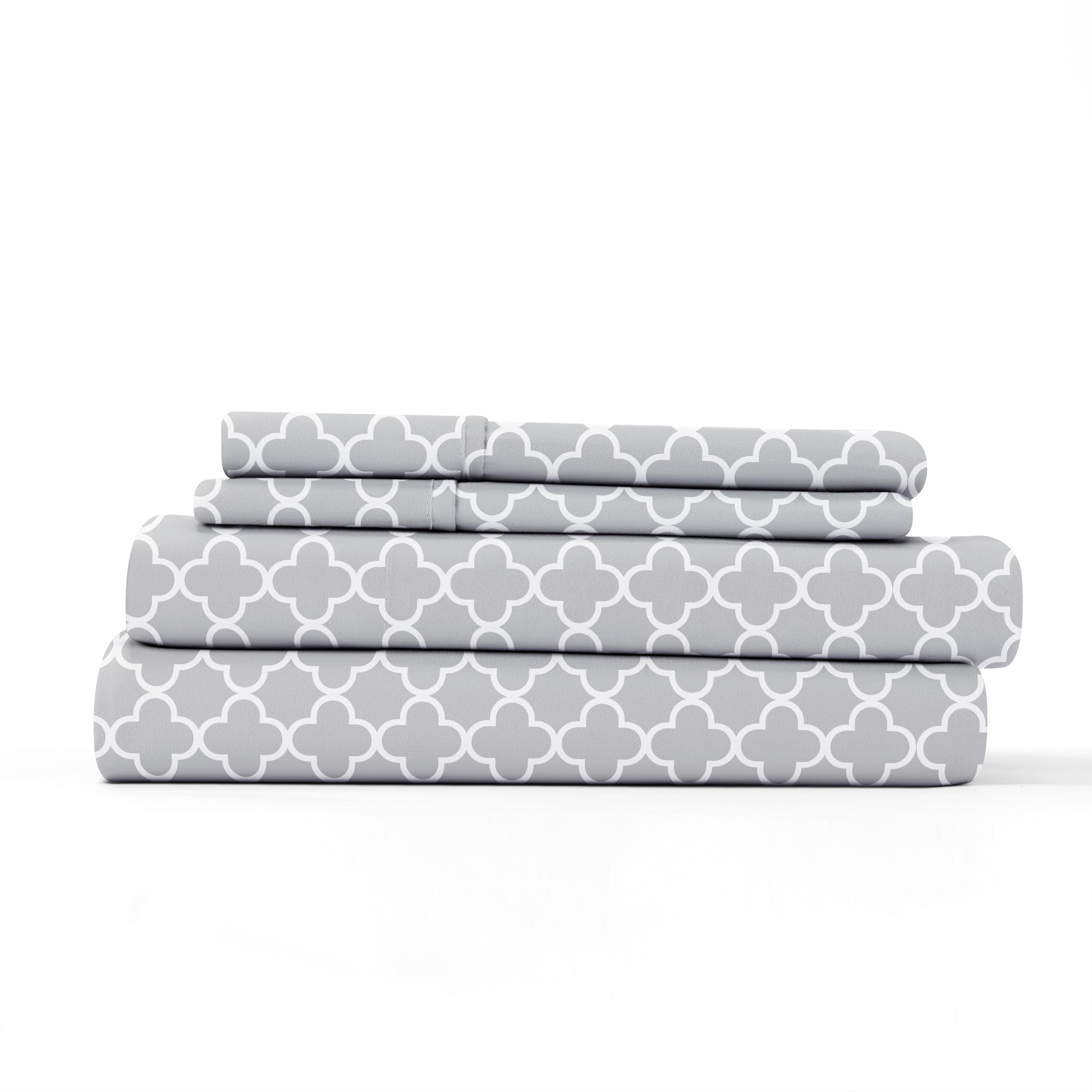 Simply Soft™ Microfiber Geometric Sheet Set