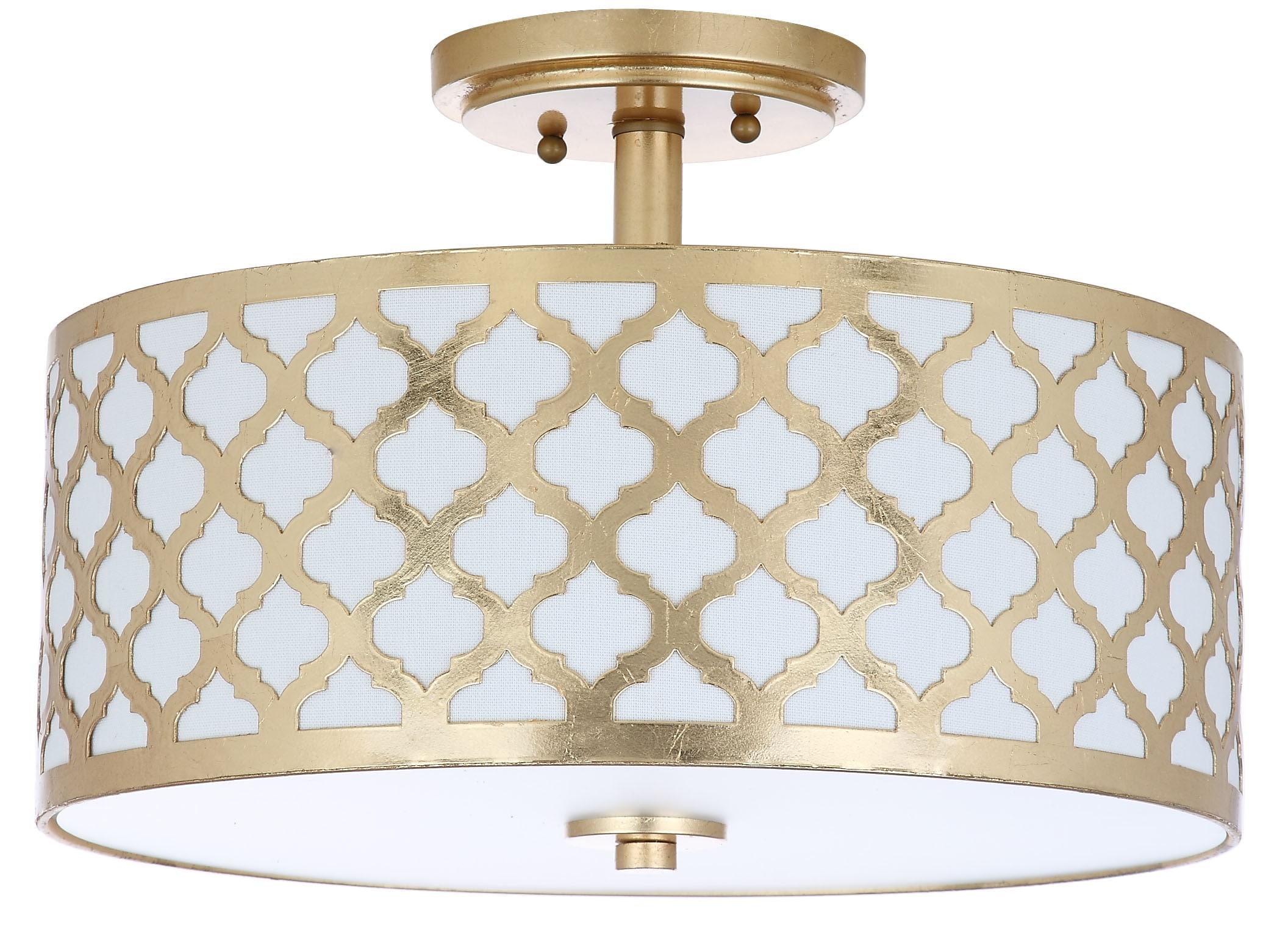 Kora Flush Mount - FLU4000 - Gold - Safavieh