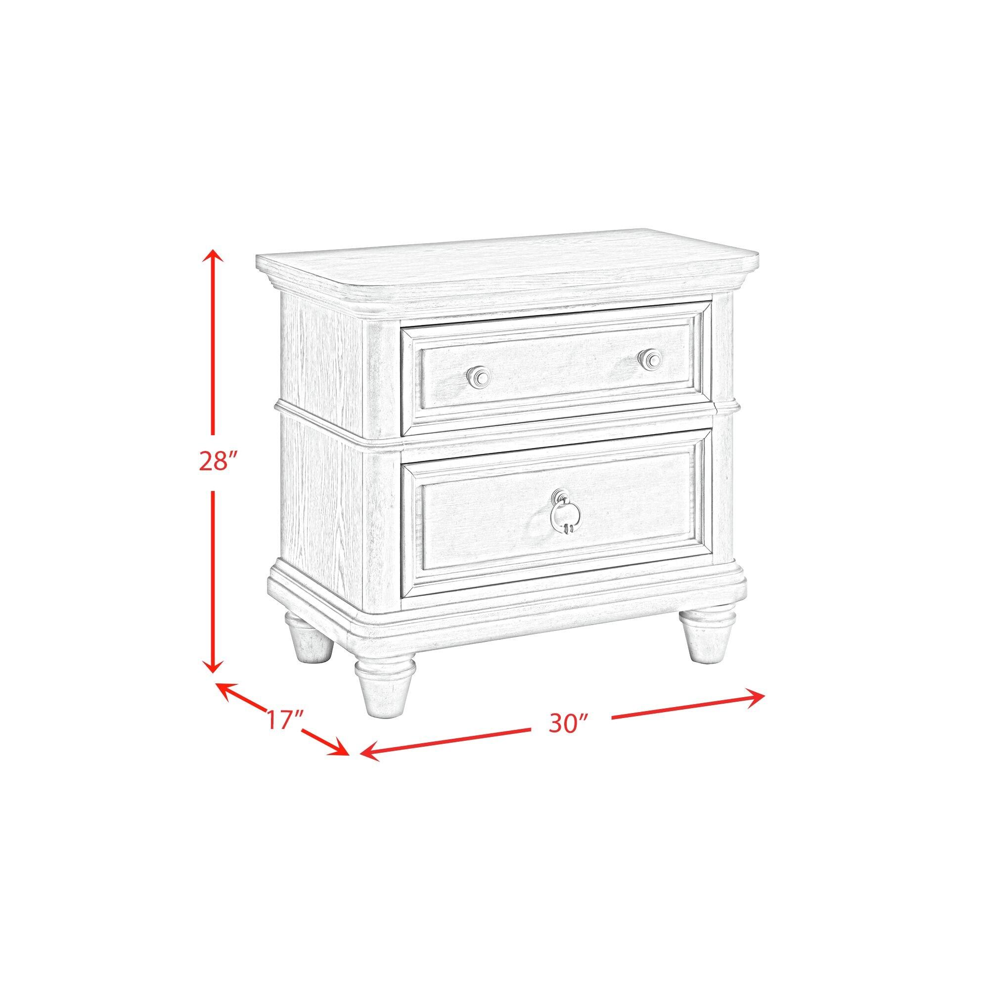 Picket House Furnishings Emiko Panel 3PC Bedroom Set In Light Grey