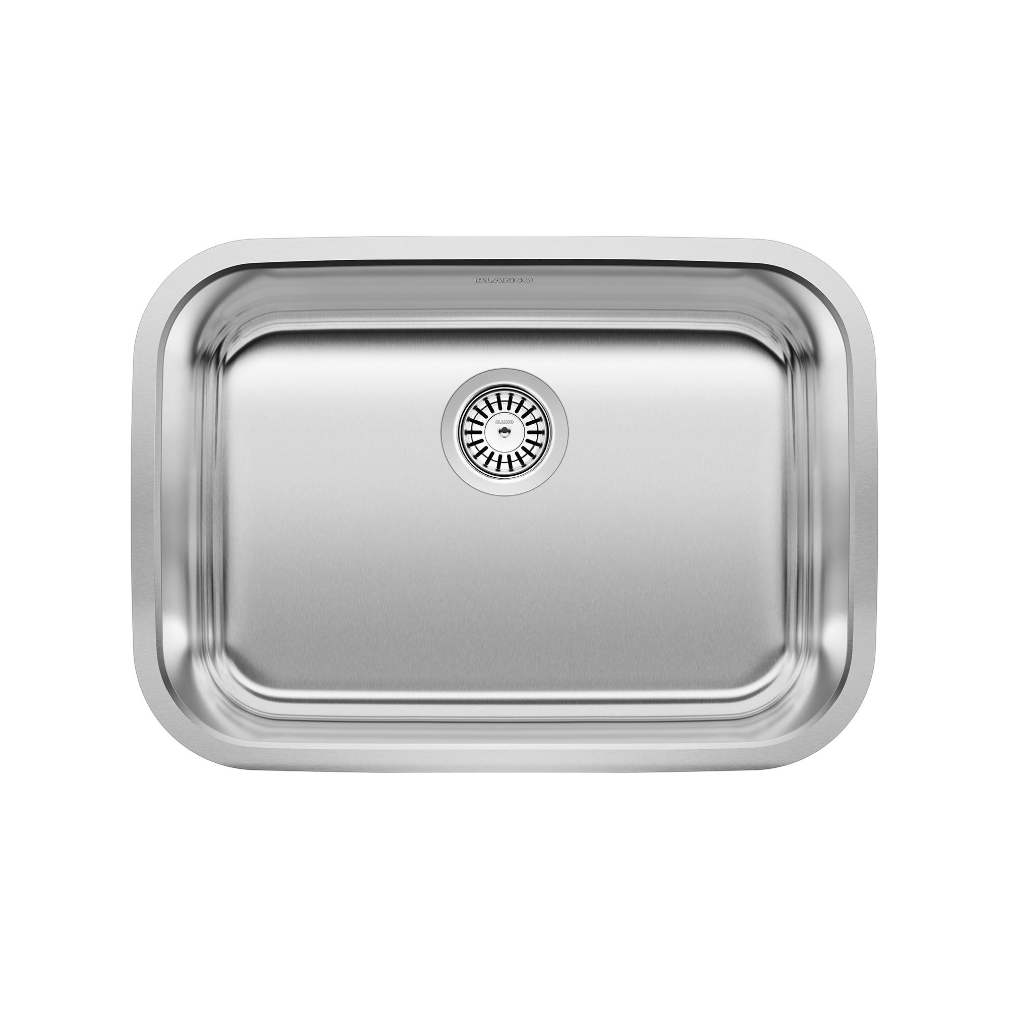 STELLAR 25" L x 18" W Single Bowl Stainless Steel Undermount Kitchen Sink