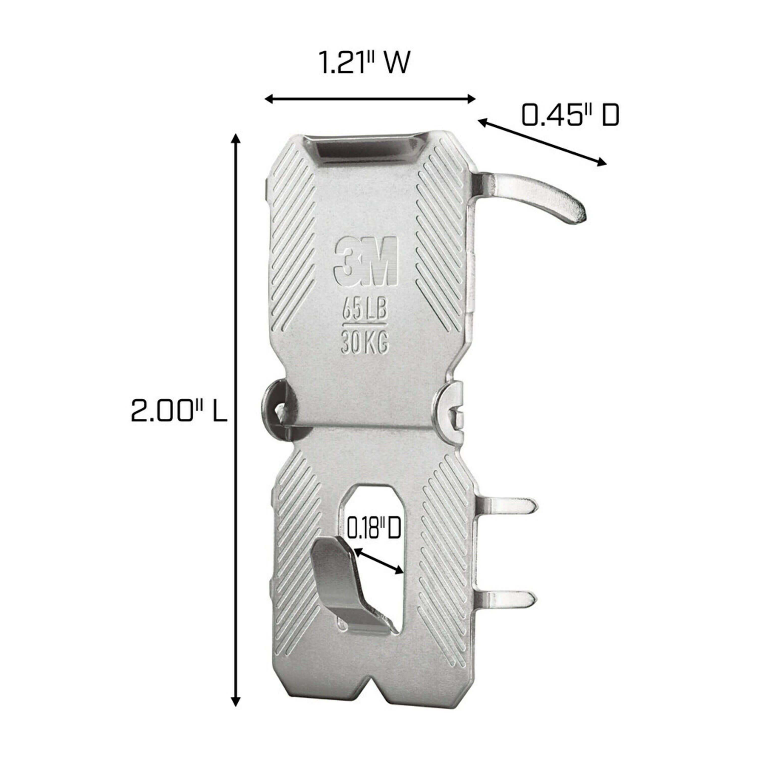 3M Claw Drywall Picture Hanger with Spot Markers 3PH65M-2EF, Holds 65 lbs (29 kg), 2 Hangers, 2 Makers