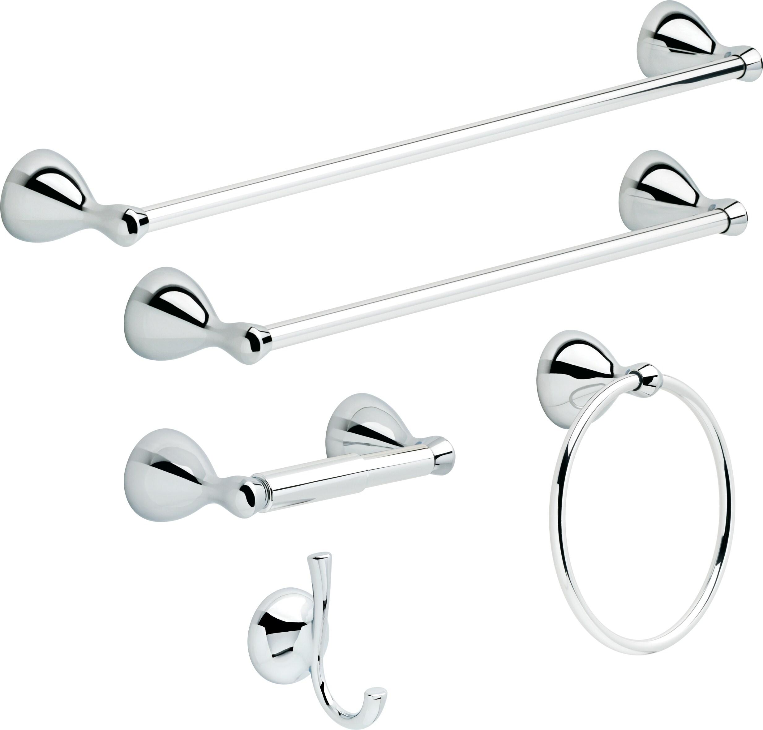 Chrome Wall Mounted Round Towel Ring Holder