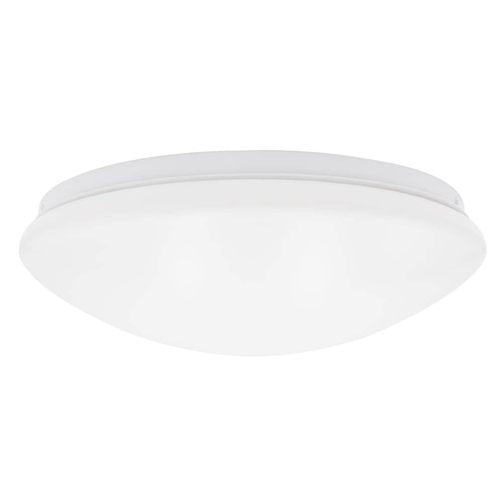 Maxxima 14 in. LED Flush Mount Ceiling Mushroom Light Fixture - Indoor Dimmable Dome Light, 3000K Warm White, 1600 Lumens, Ideal for Bedroom, Kitchen, and Entryway