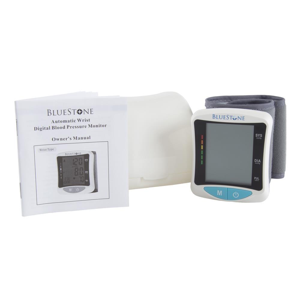 Fleming Supply Automatic Adjustable Cuff Wrist Blood Pressure Monitor With Digital LCD Display Screen