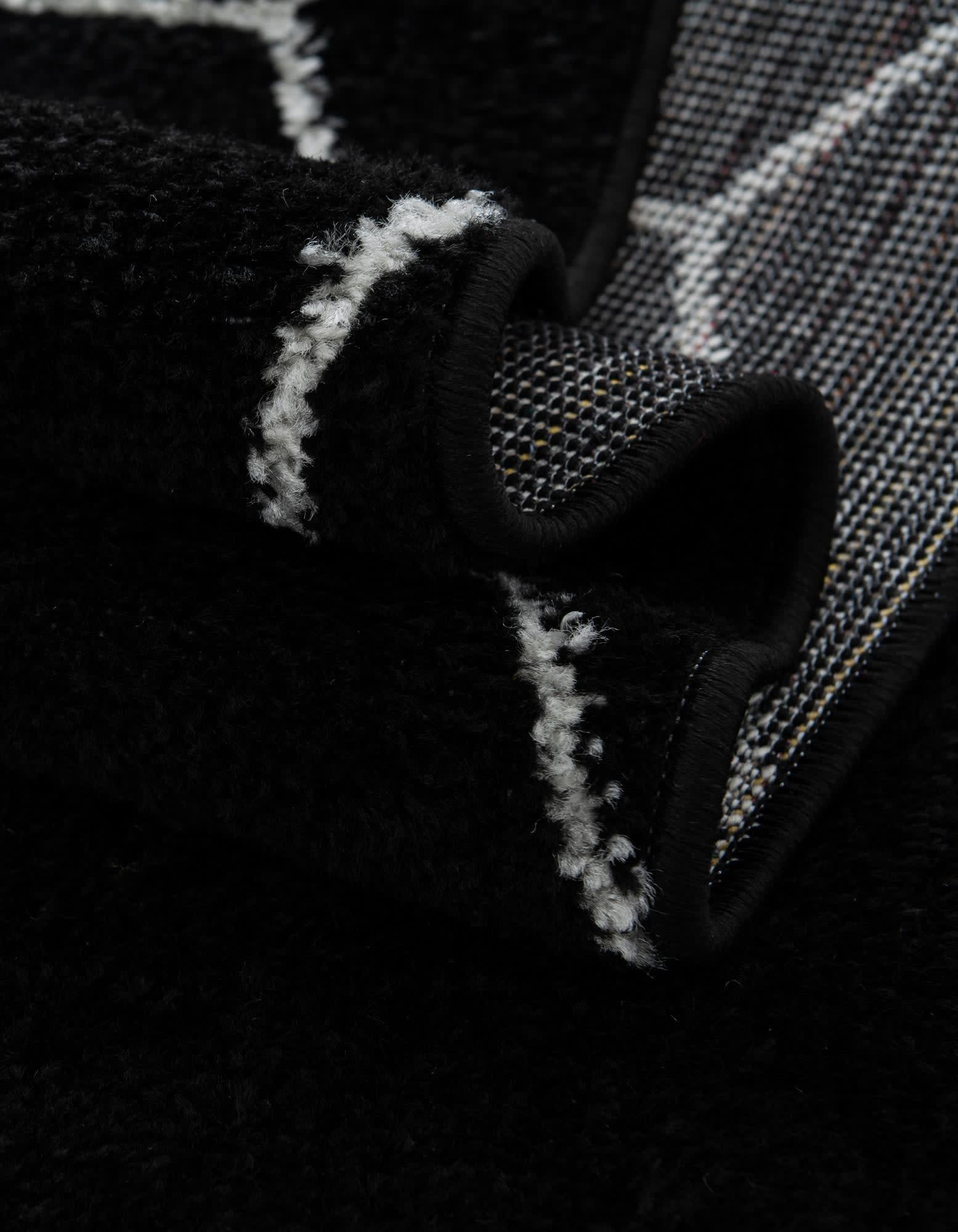Unique Loom 7' 0 x 10' 0 Trellis Frieze Geometric Black Area Rug