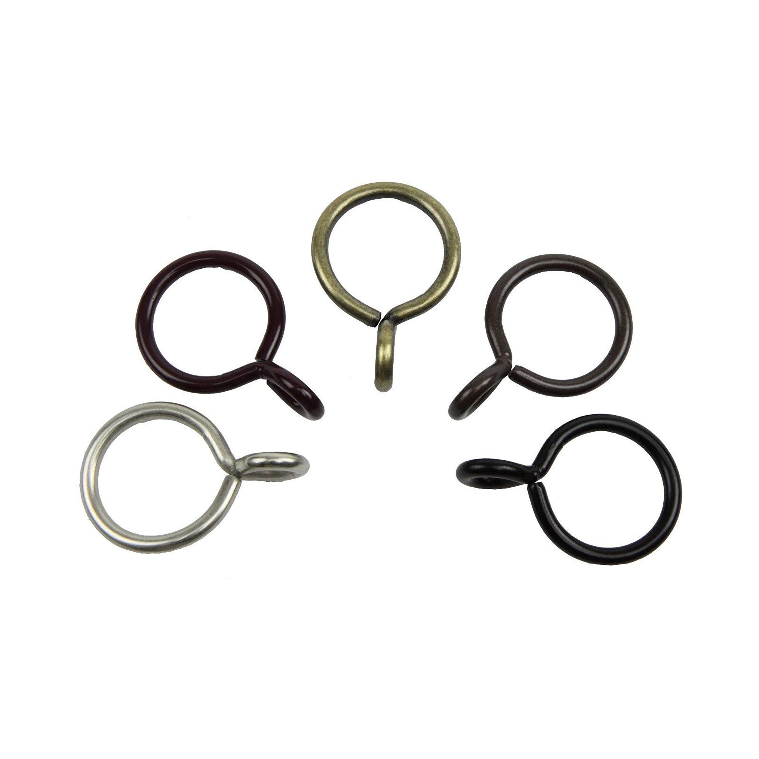 Hart & Harlow Cocoa Steel Curtain ring with eyelet