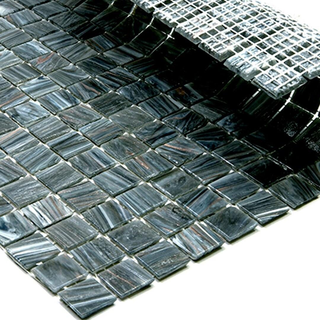 Celestial 0.8" x 0.8" Glass Grid Mosaic Wall & Floor Tile