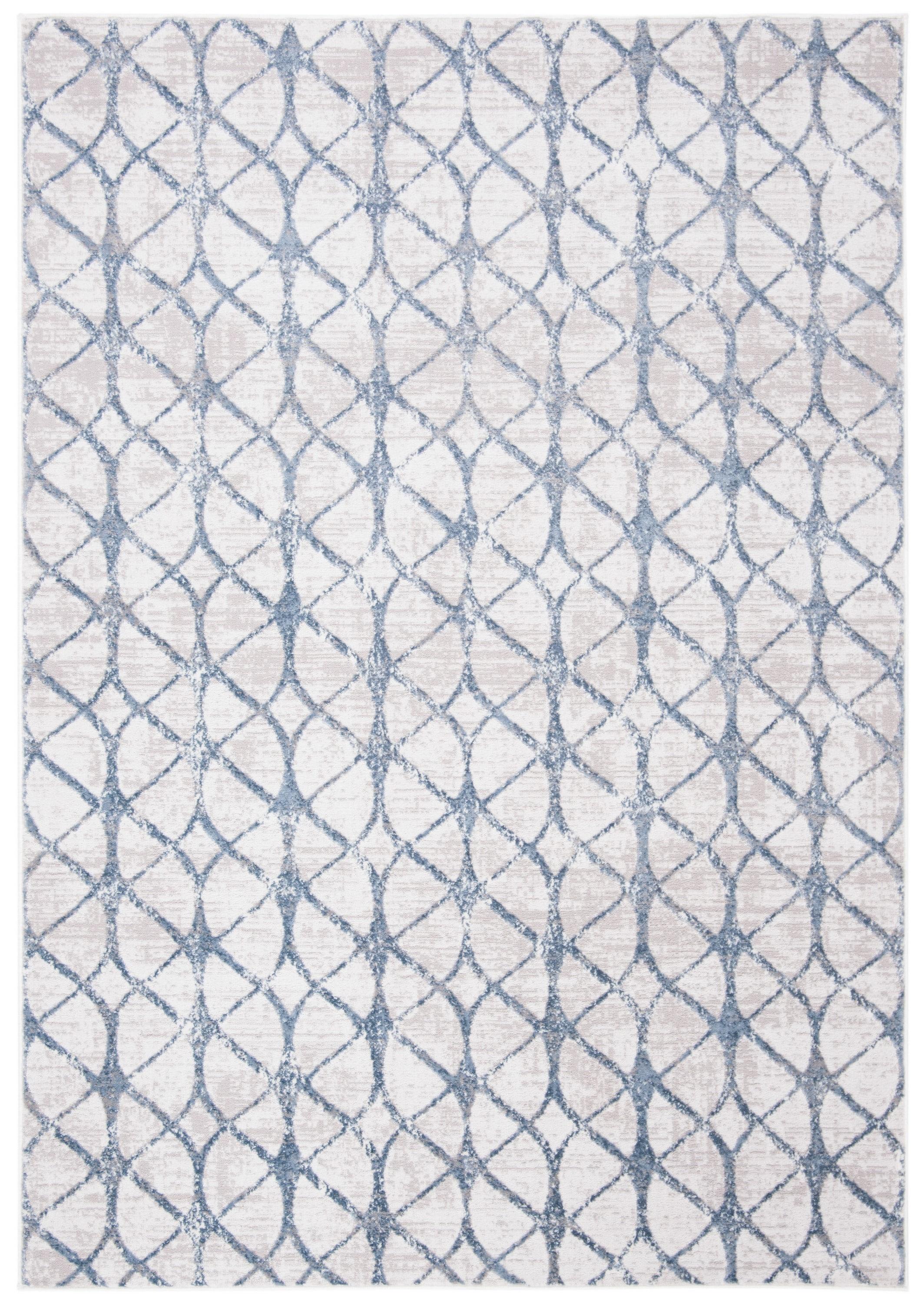 Amelia ALA792 Power Loomed Area Rug - Grey/Blue - 5'3"x7'6" - Safavieh.