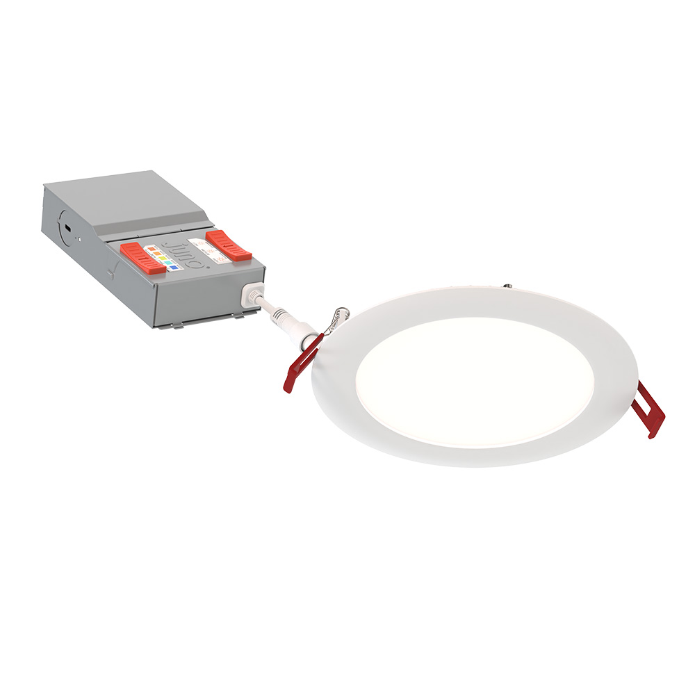 6'' Selectable Color Temperature Dimmable Air-Tight IC Rated LED Canless Recessed Lighting Kit