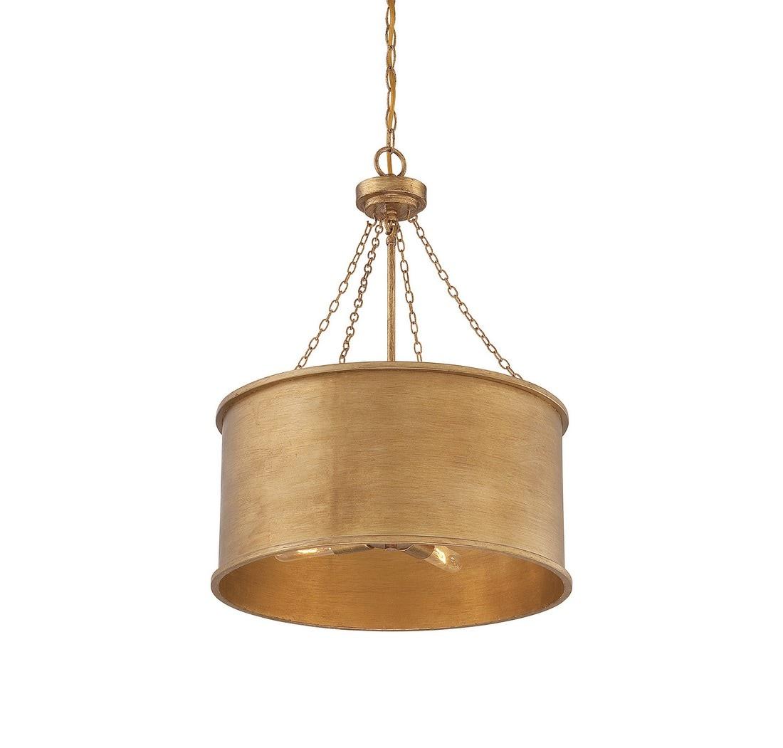 Savoy House Rochester 4 - Light Pendant in  Gold Patina