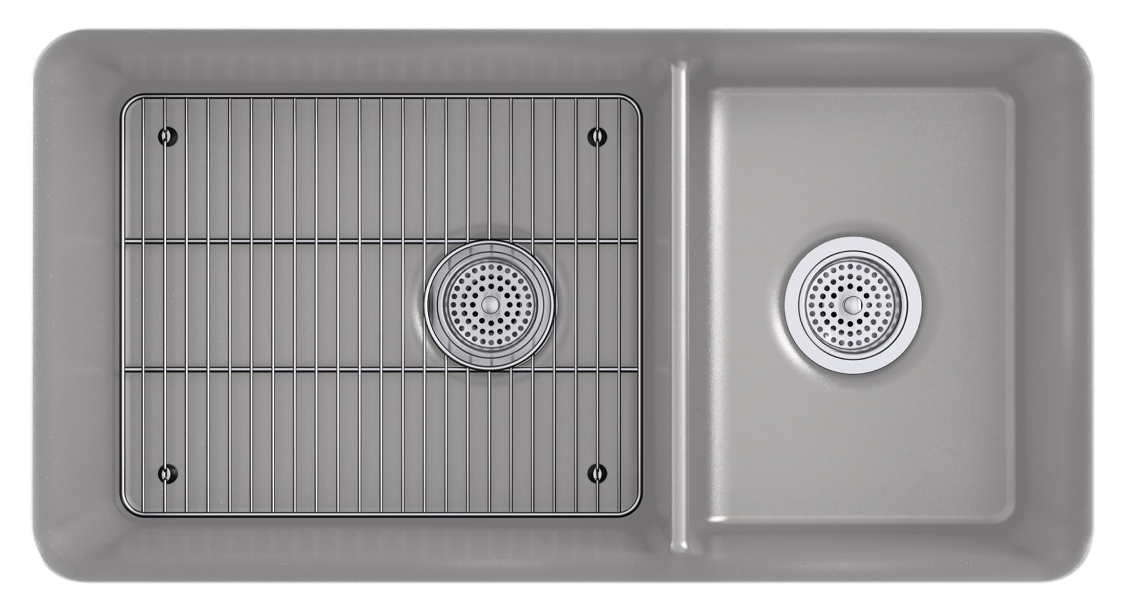 Cairn® 34" L x 18" W Double Basin Undermount with Accessories