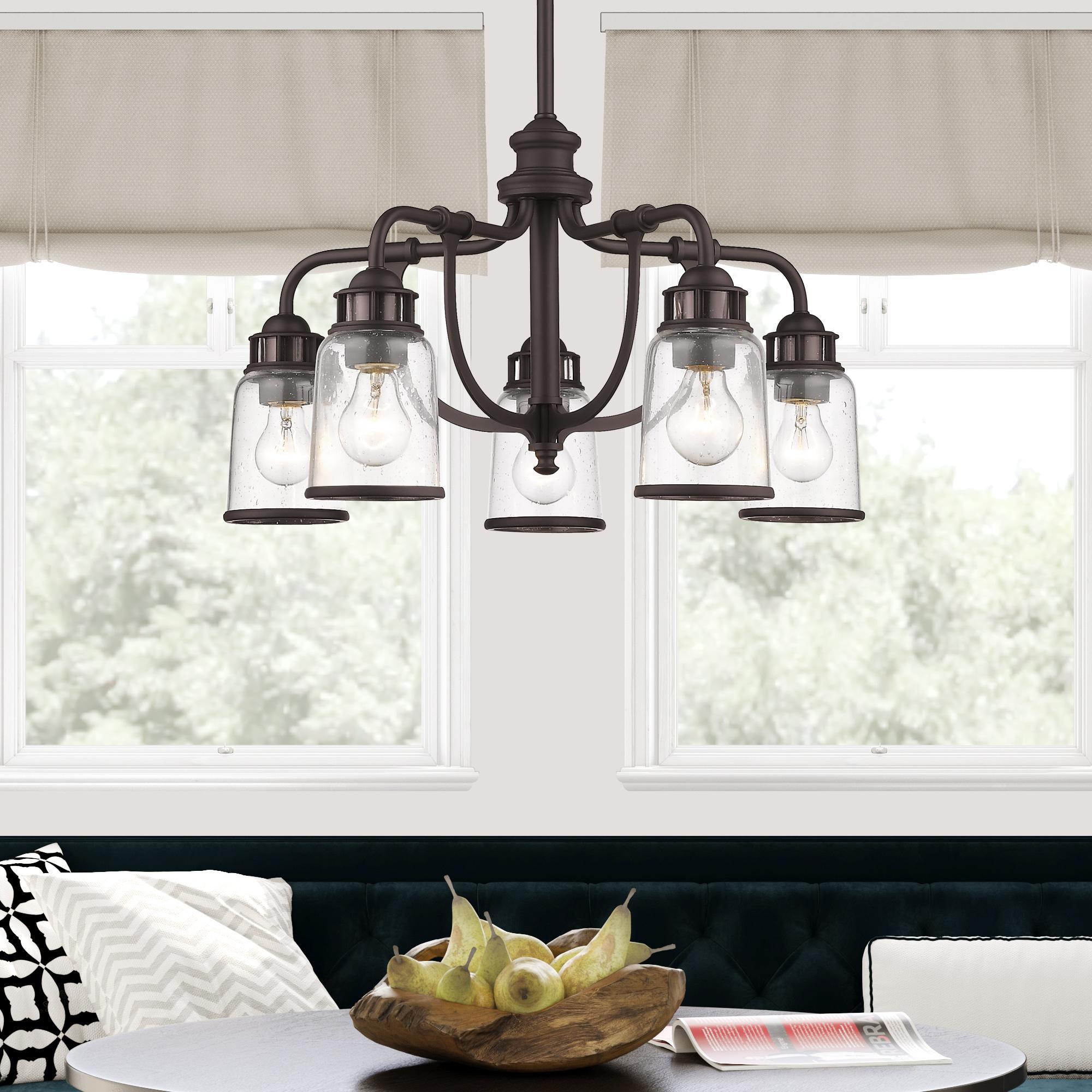 Livex Lighting Lawrenceville 5 - Light Chandelier in  Bronze