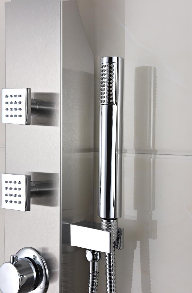 Silent 39.37'' Shower Panel with Adjustable Shower Head