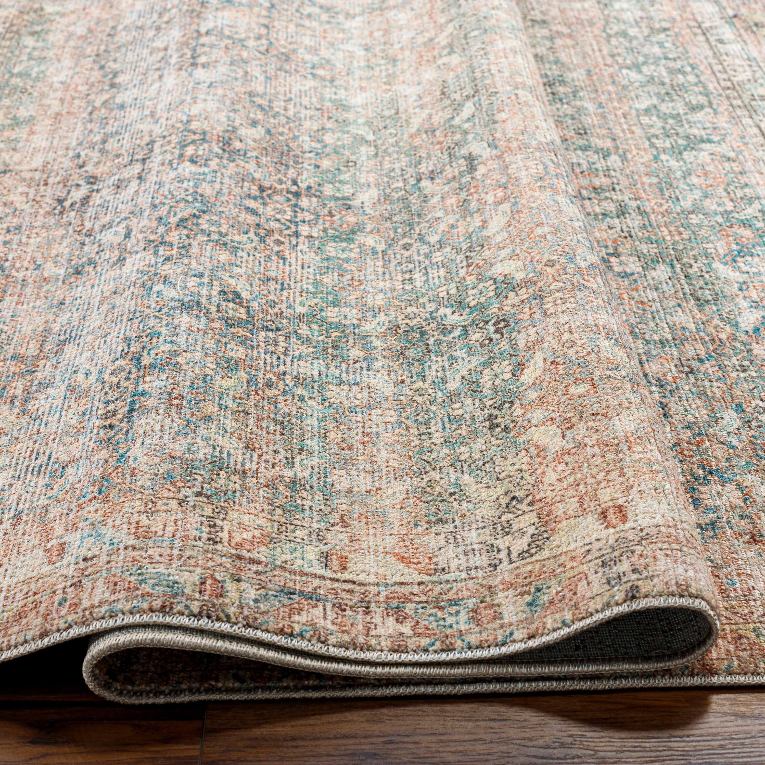 Becki Owens x Livabliss Marlene Vintage Sage/Brown Area Rug