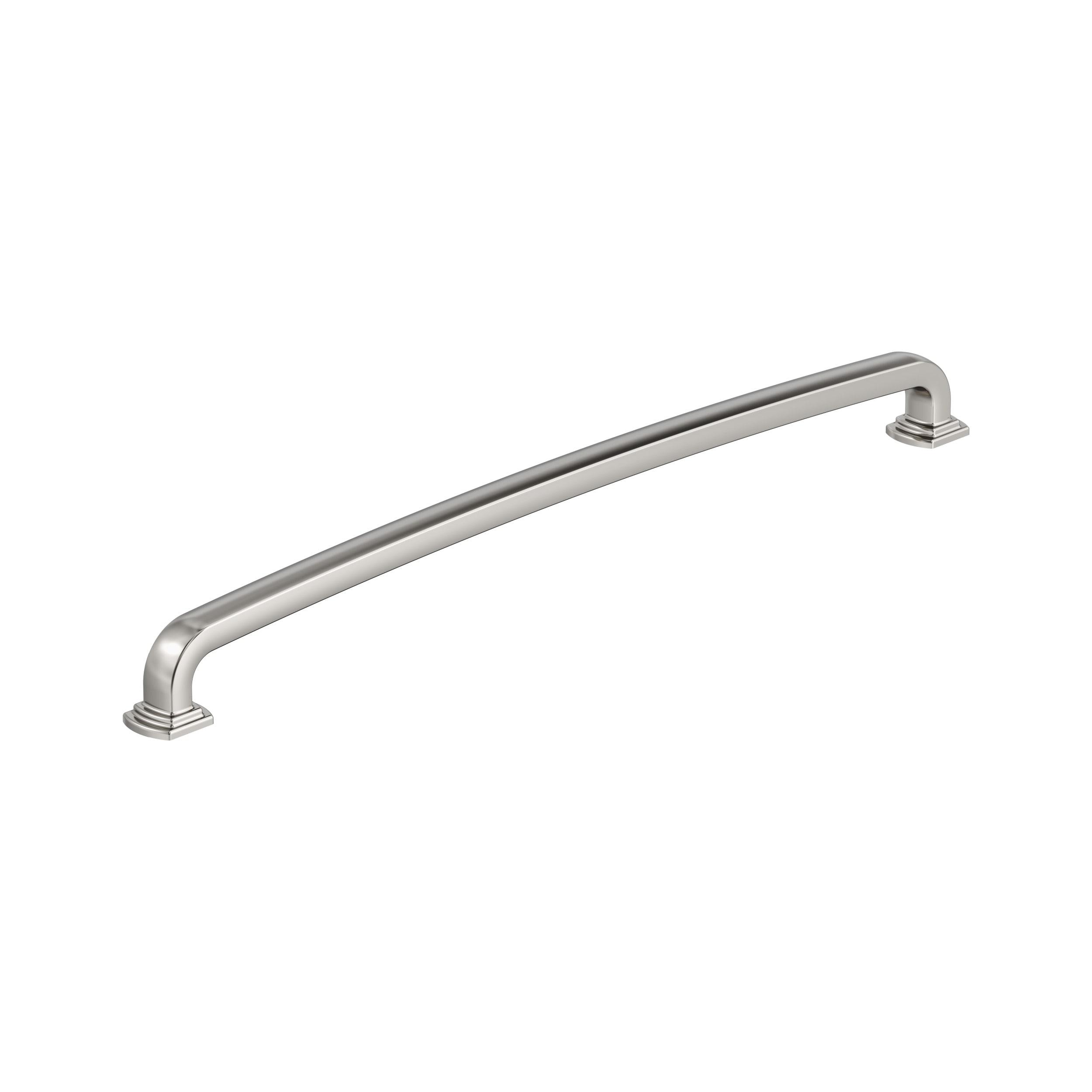 Amerock Surpass 12-5/8 inch (320mm) Center-to-Center Polished Nickel Cabinet Pull